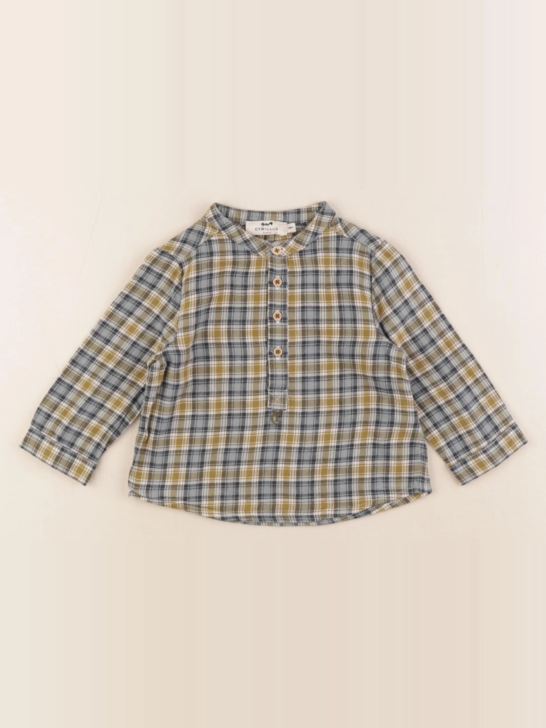 Cyrillus - chemise vert - 18 mois