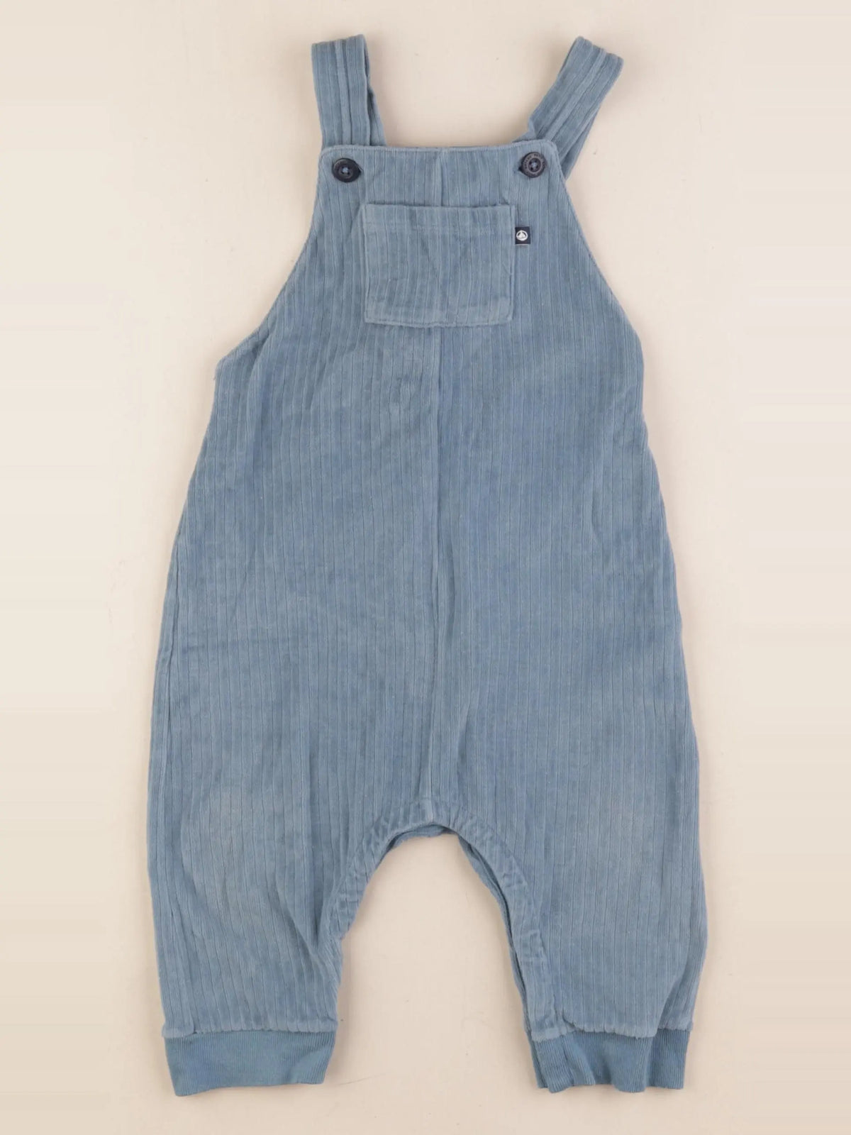 Petit Bateau - salopette bleu - 18 mois