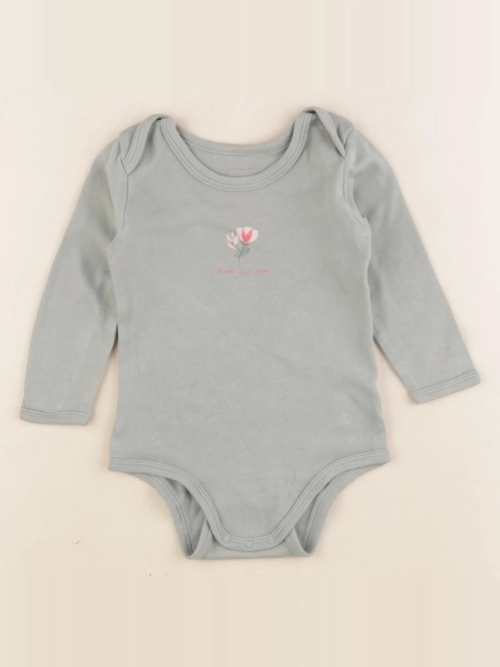 Vertbaudet - body vert - 18 mois