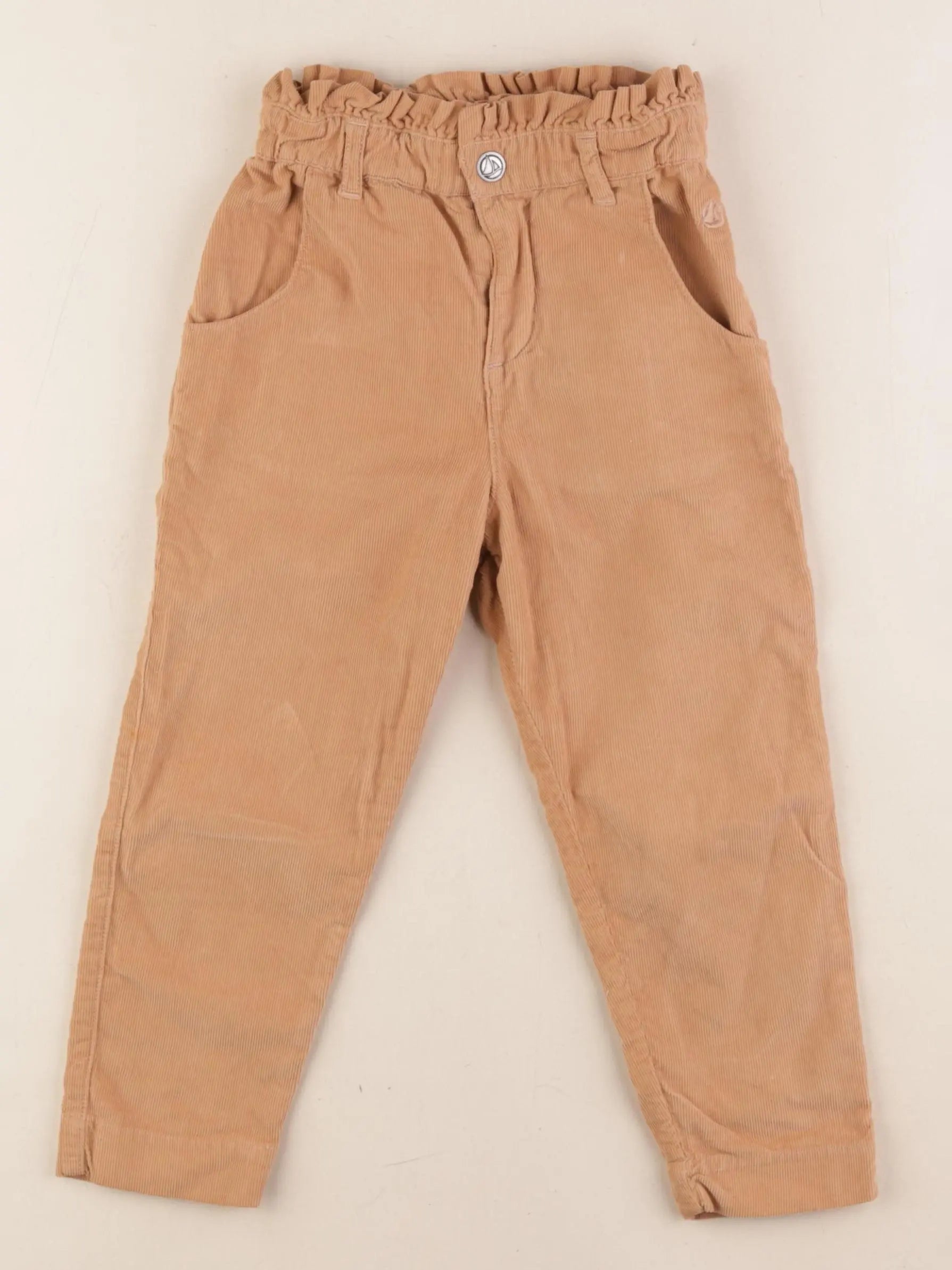 Petit Bateau - pantalon marron - 4 ans