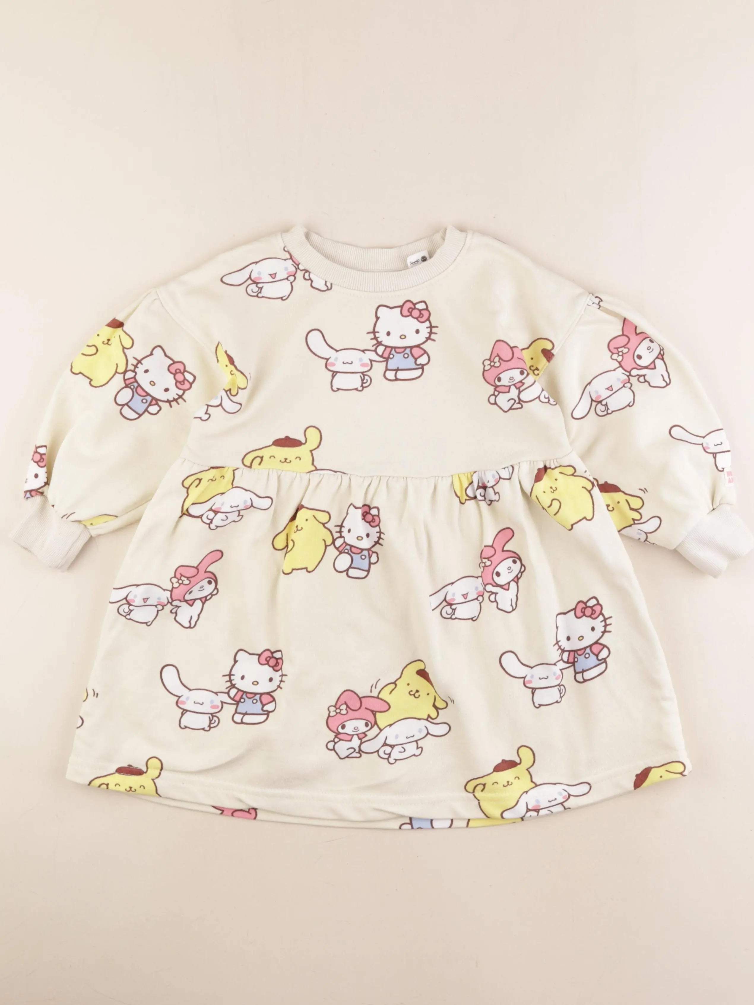 H&M - robe jaune - 2/4 ans