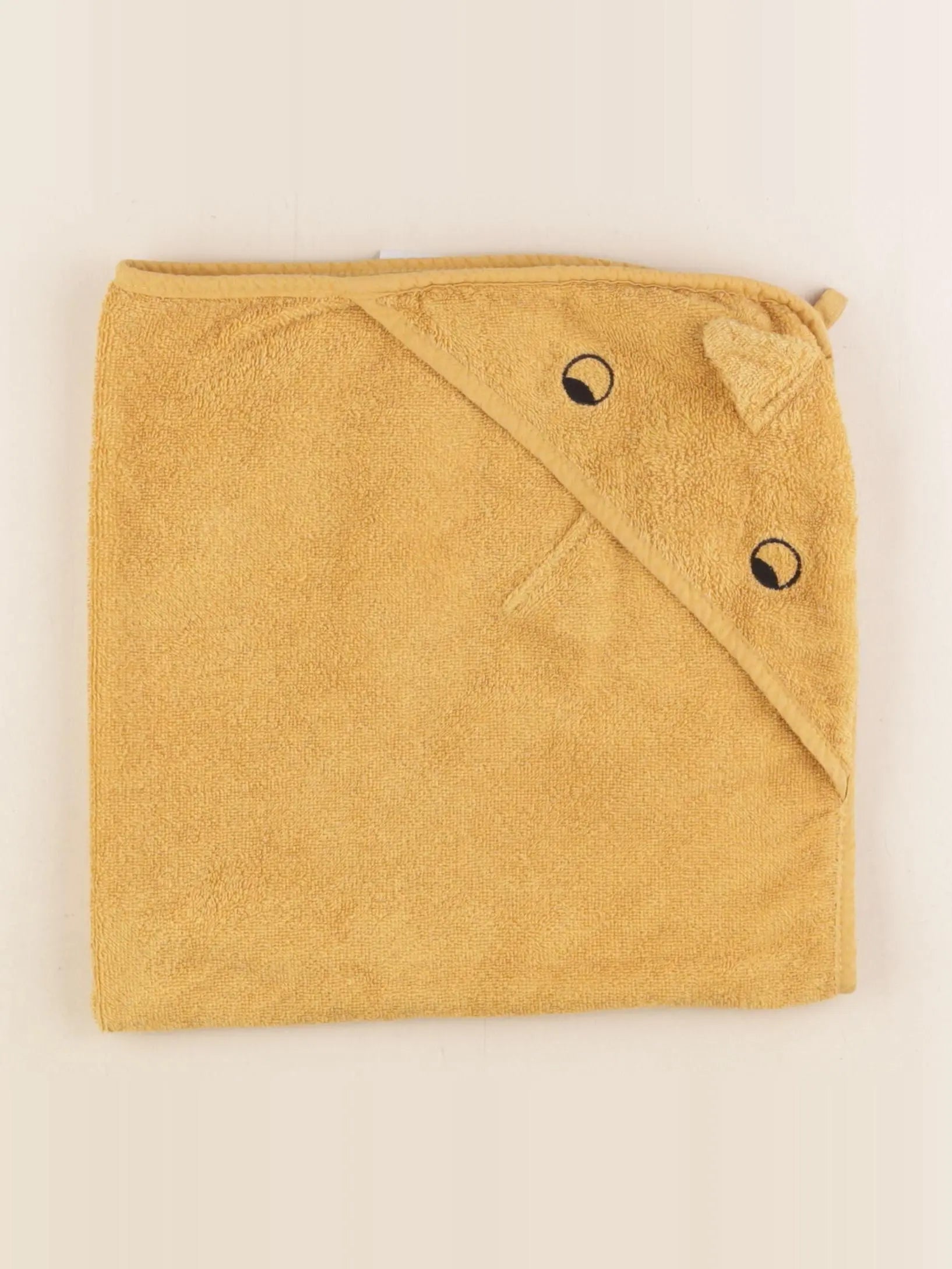 Liewood - cape de bain jaune - 0/6 mois