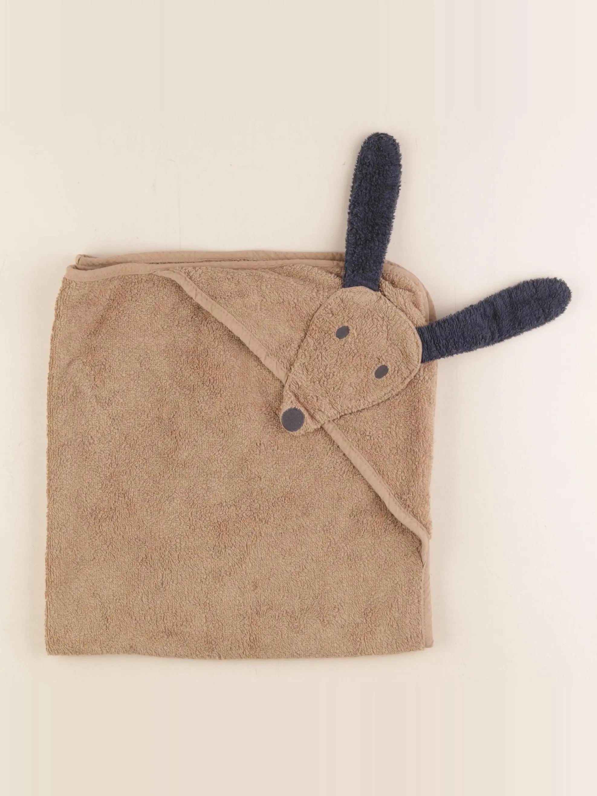 Liewood - cape de bain marron - 0/6 mois