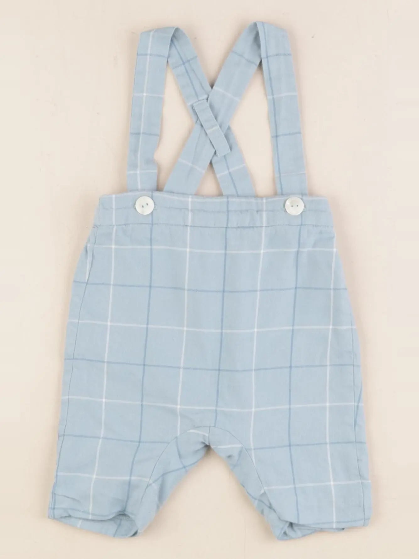 Jacadi - pantalon doublé bleu - 3 mois