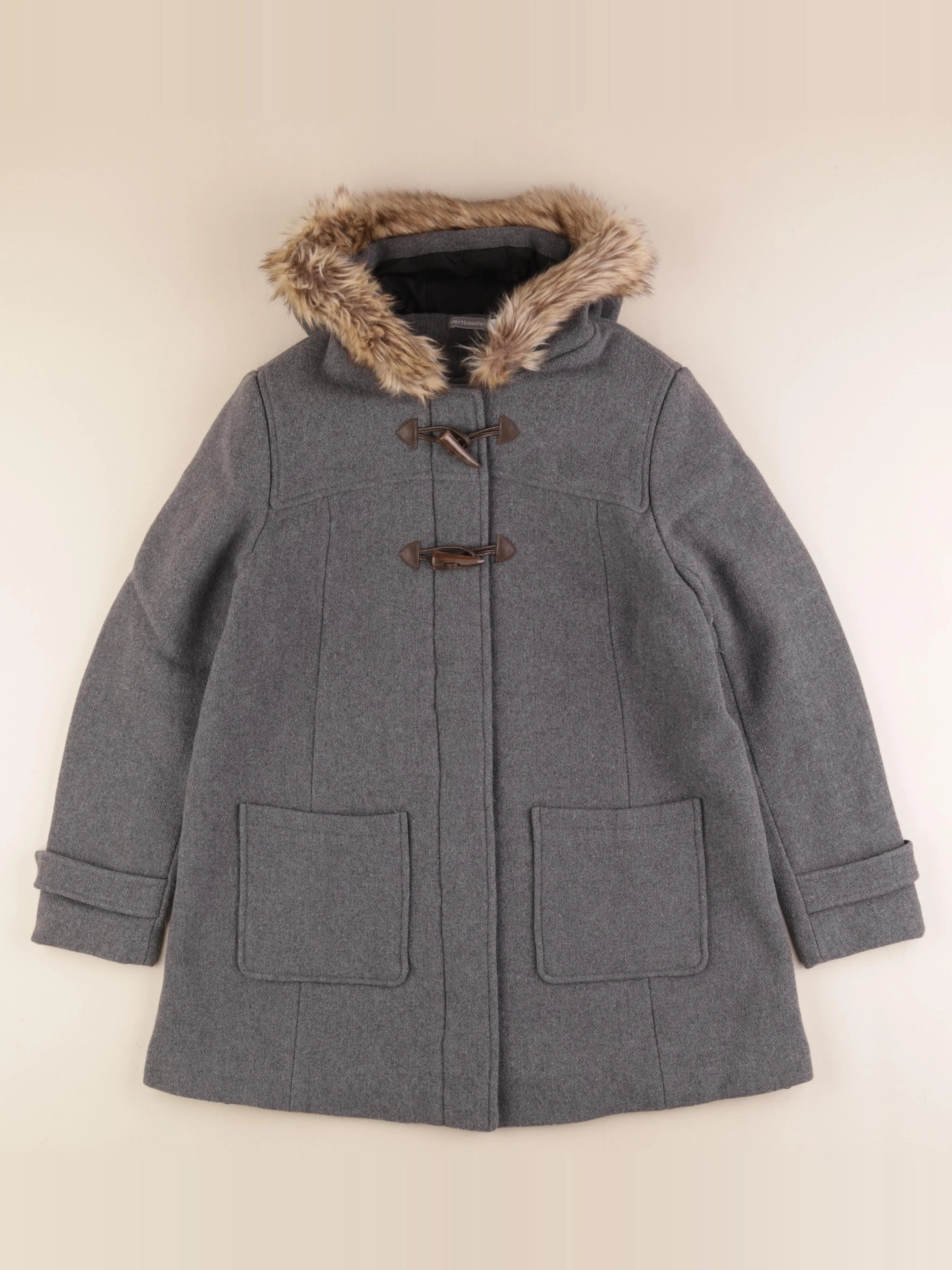 Vertbaudet - manteau grossesse gris - 40