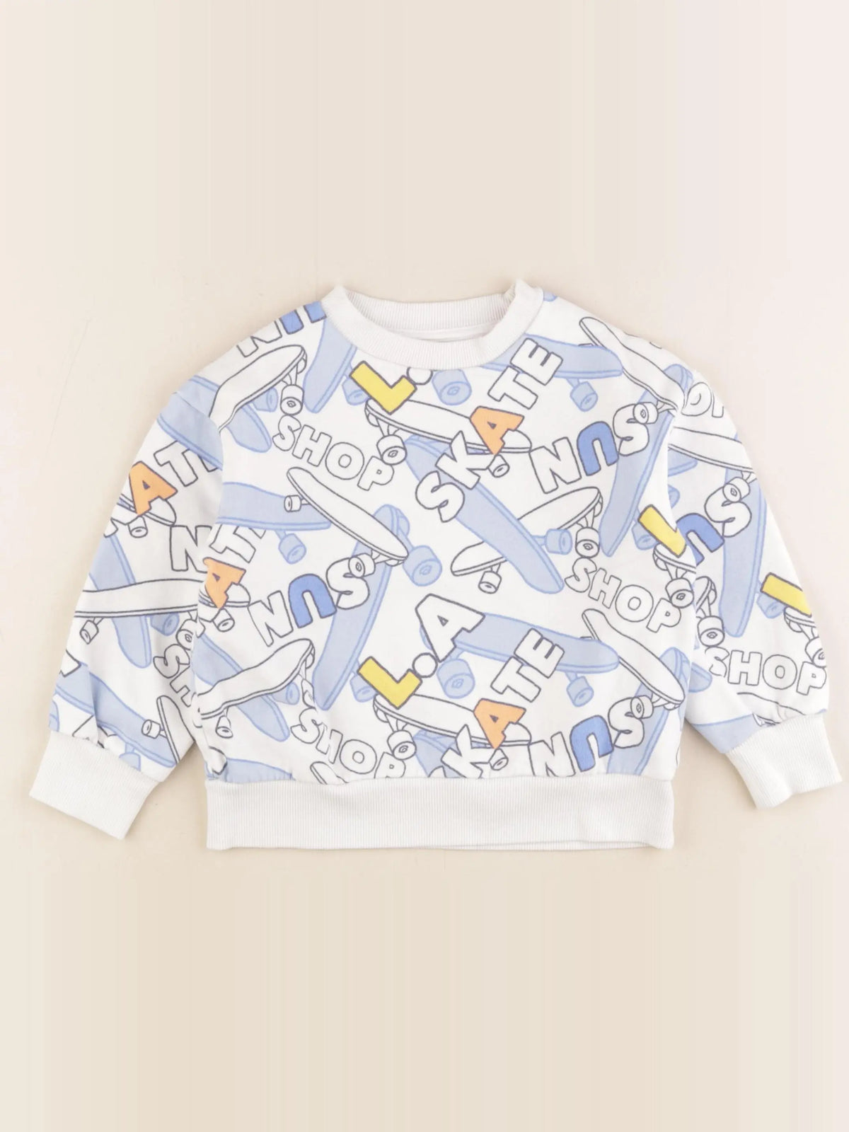 Vertbaudet - sweat multicolore - 4 ans