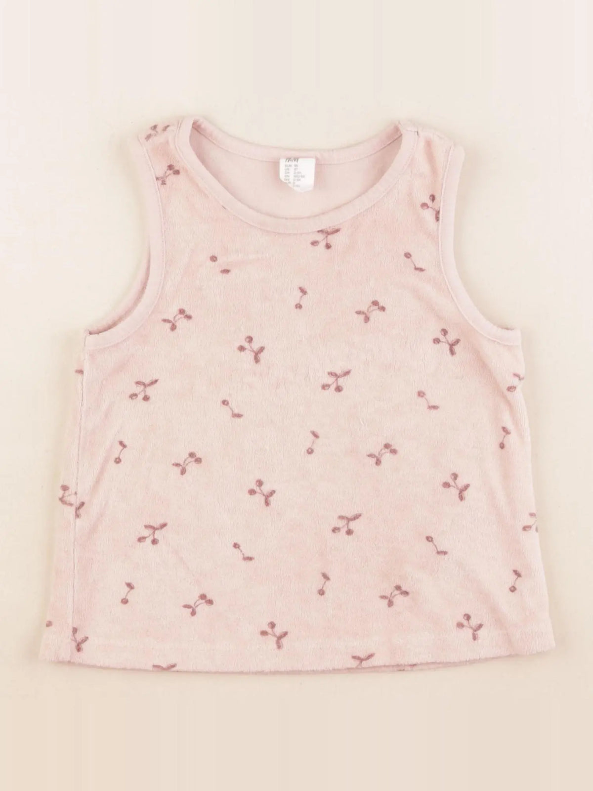 H&M - débardeur rose - 2/3 ans