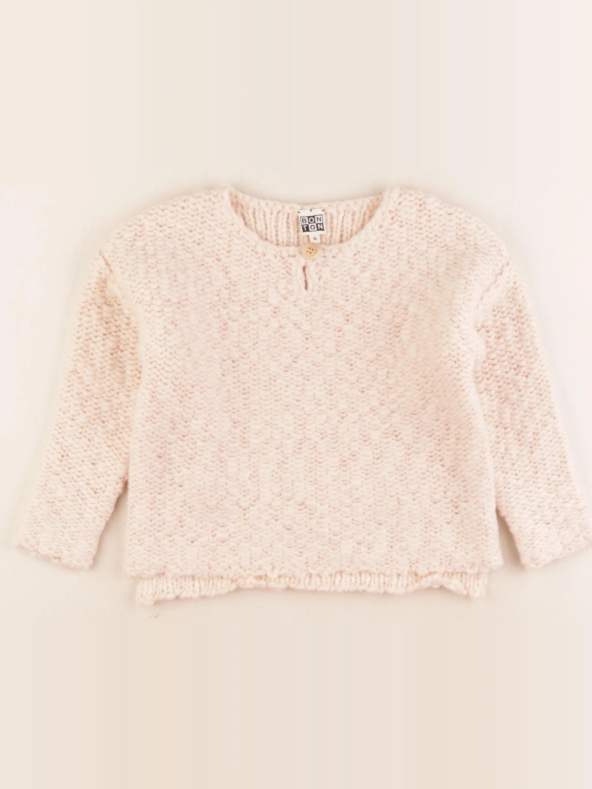 Bonton - pull rose - 6 ans