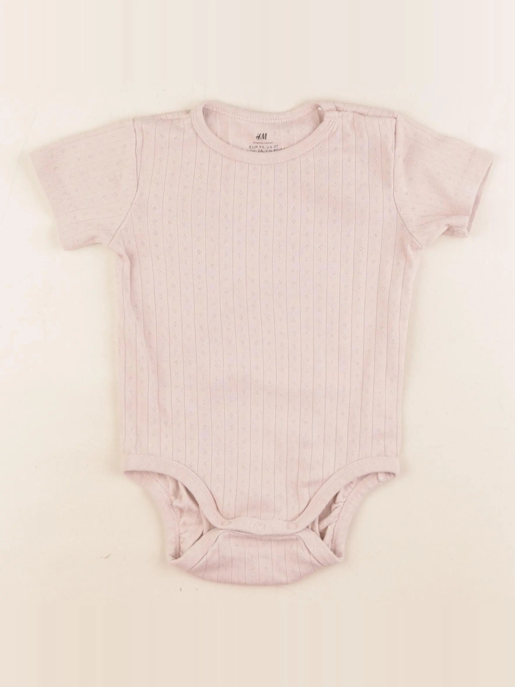 H&M - body rose - 1 an à 2 ans