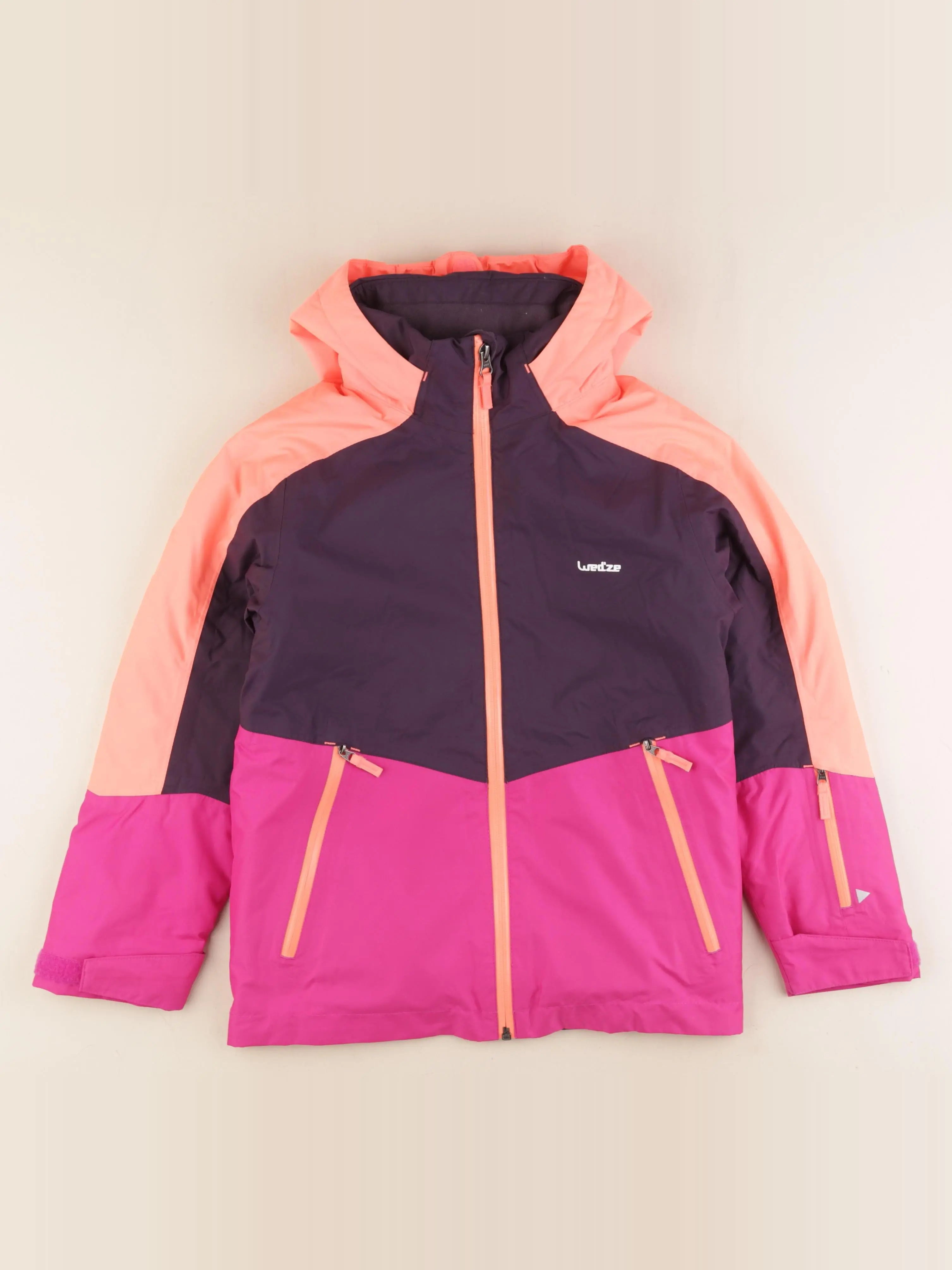 Decathlon ski - manteau de ski multicolore - 8 ans