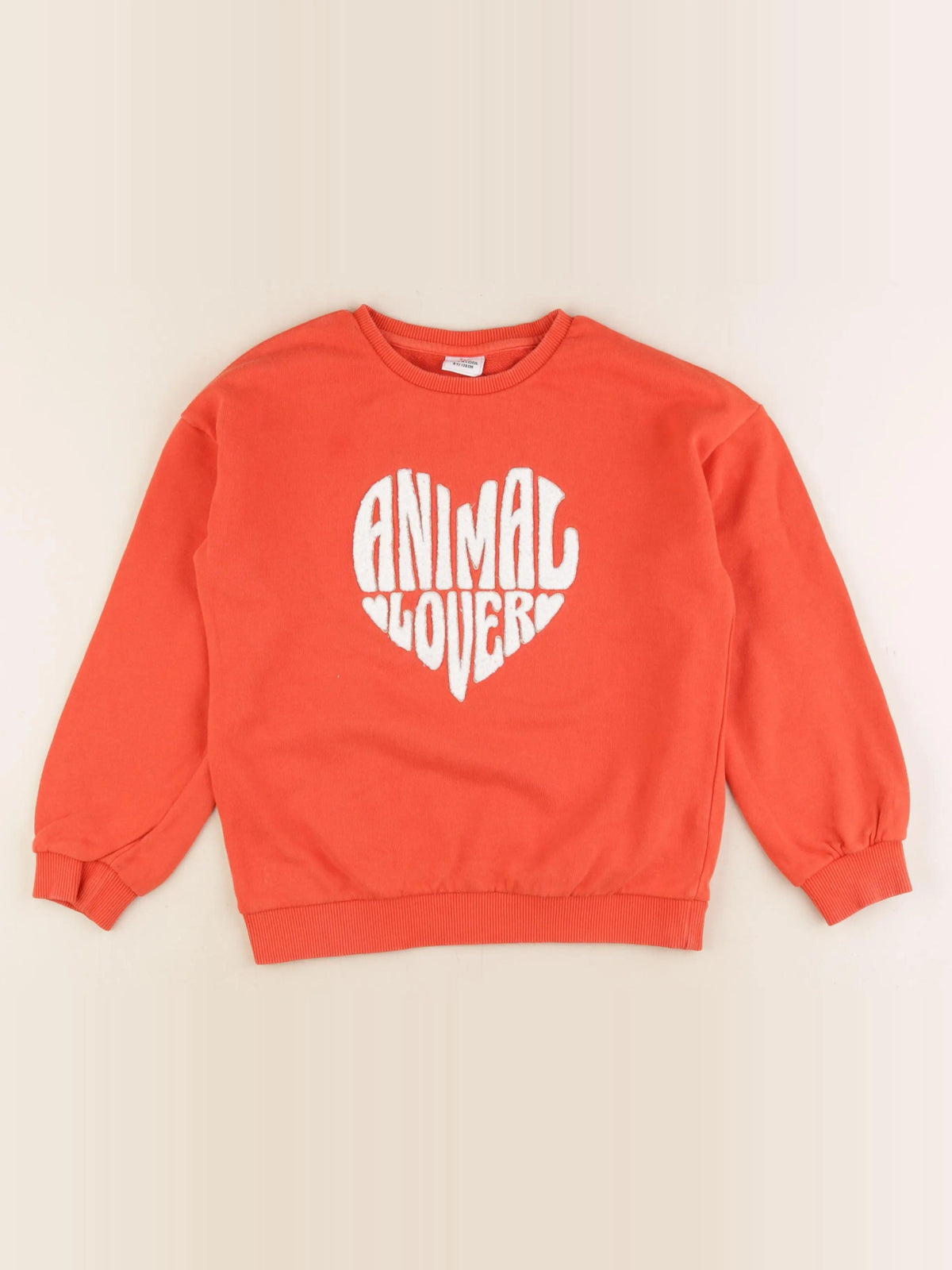 Tape à l'oeil - sweat orange - 8 ans