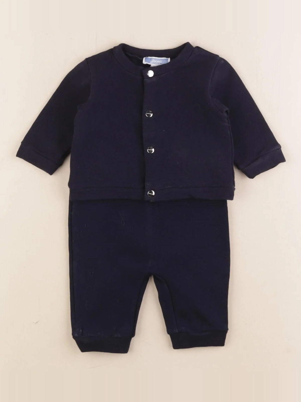 Jacadi - ensemble bleu - 3 mois