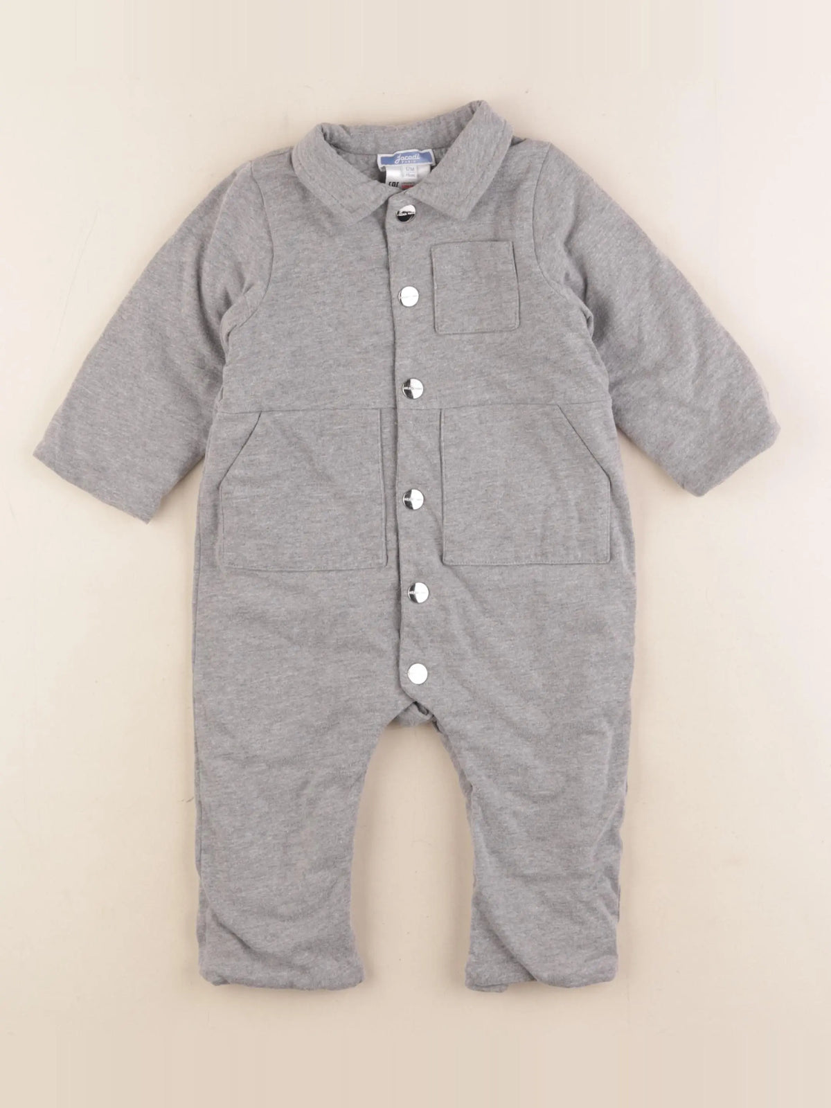 Jacadi - combinaison gris - 12 mois