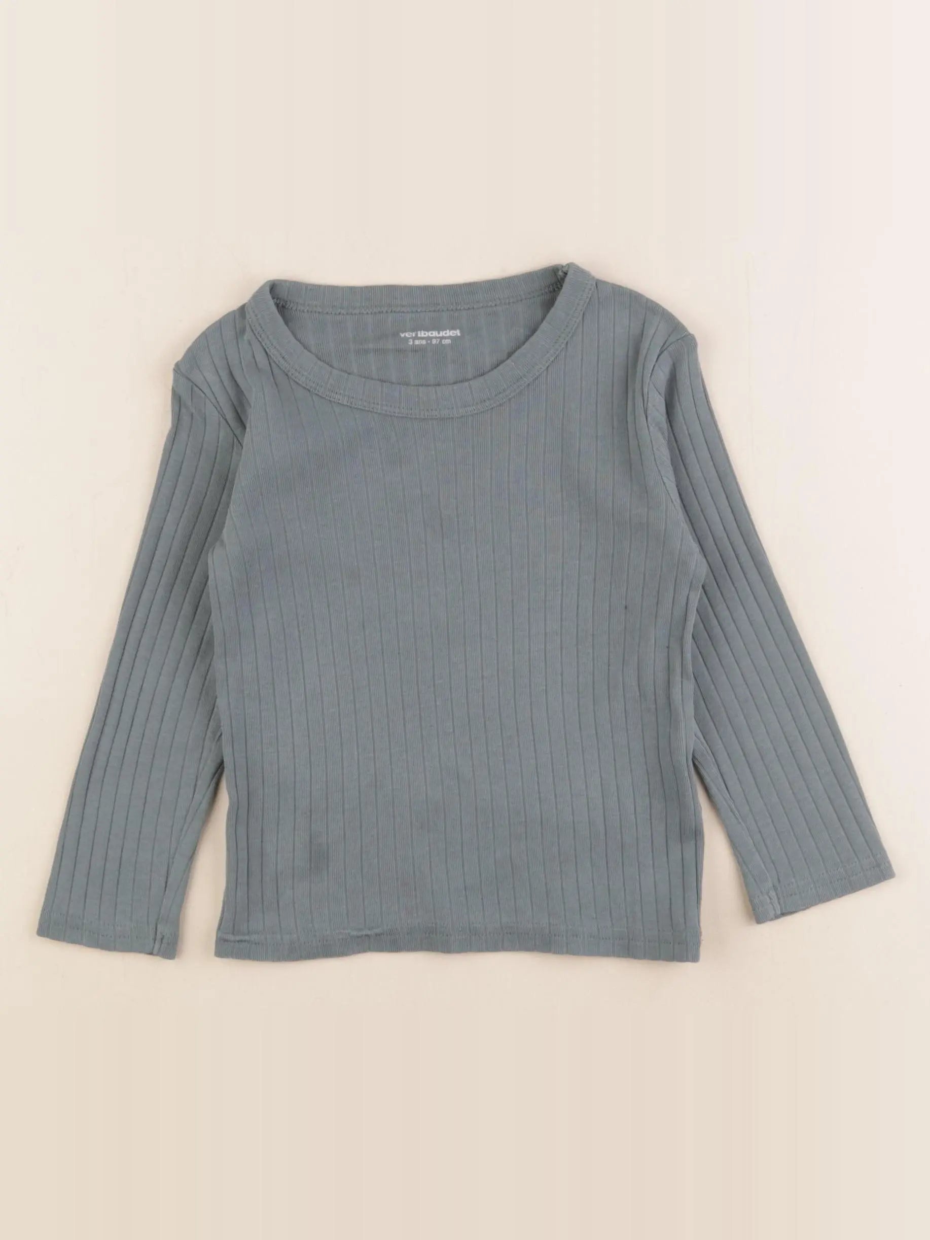 Vertbaudet - tee-shirt vert - 3 ans