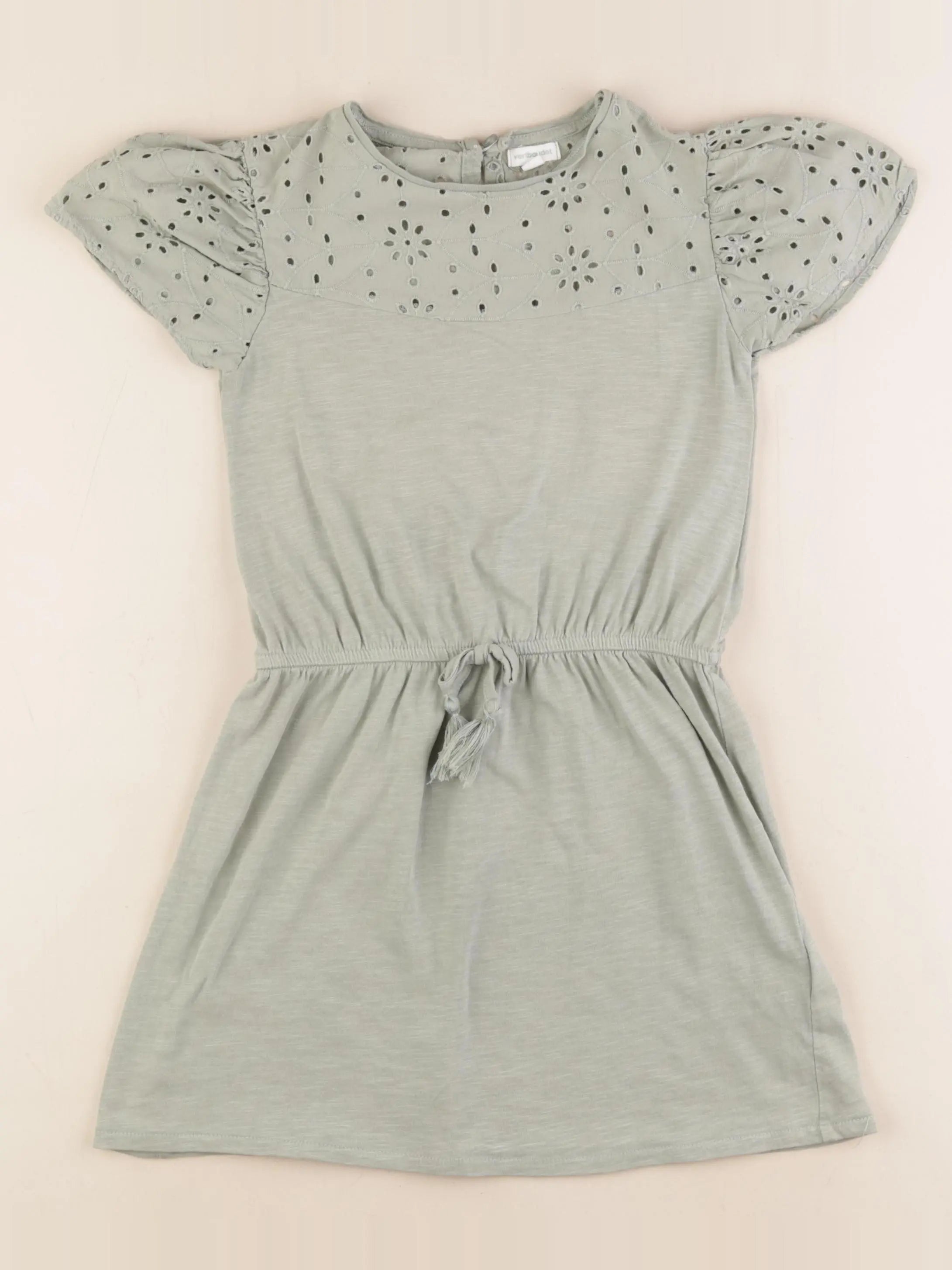 Vertbaudet - robe vert - 8 ans