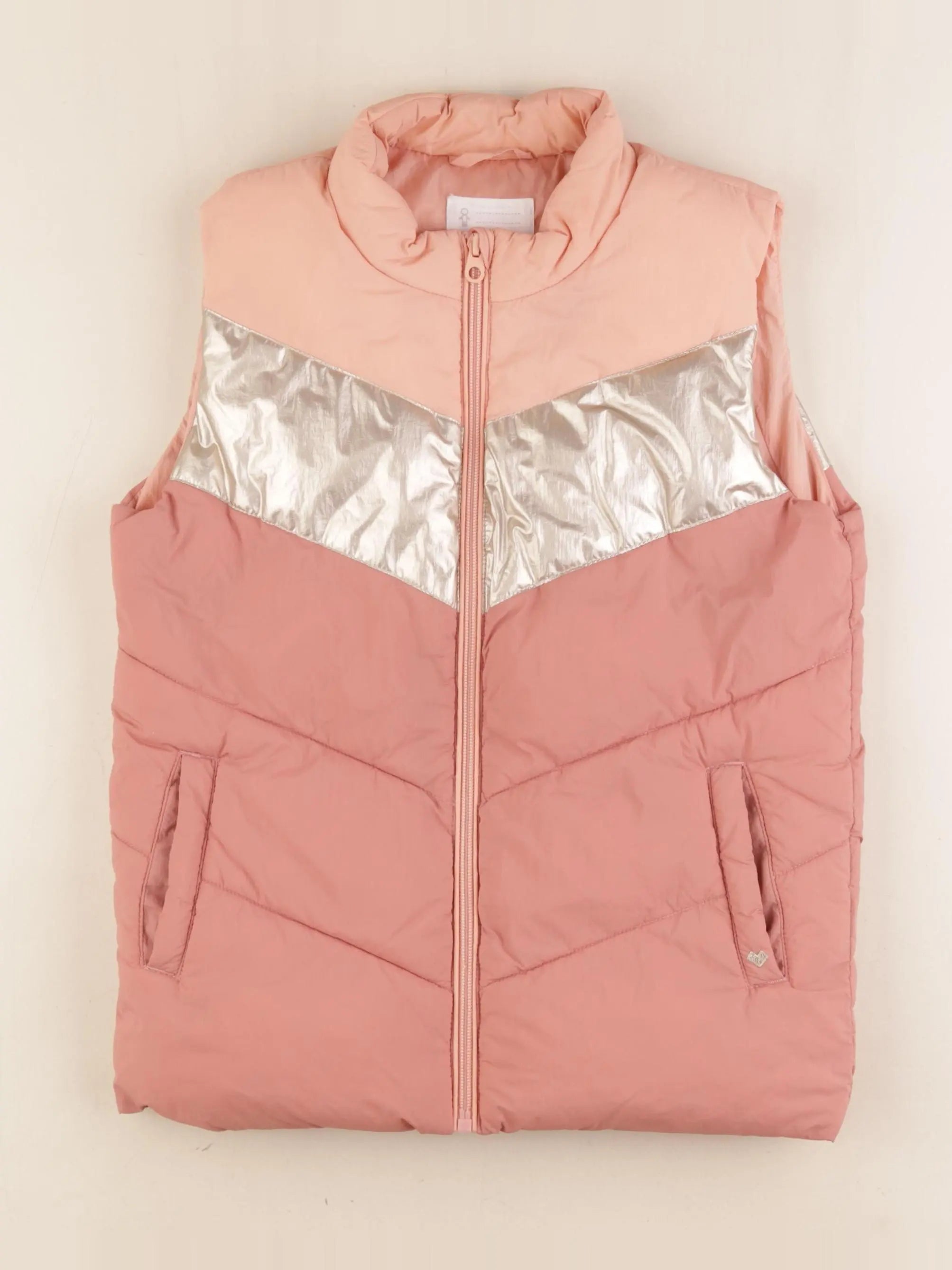 Vertbaudet - doudoune rose - 10 ans