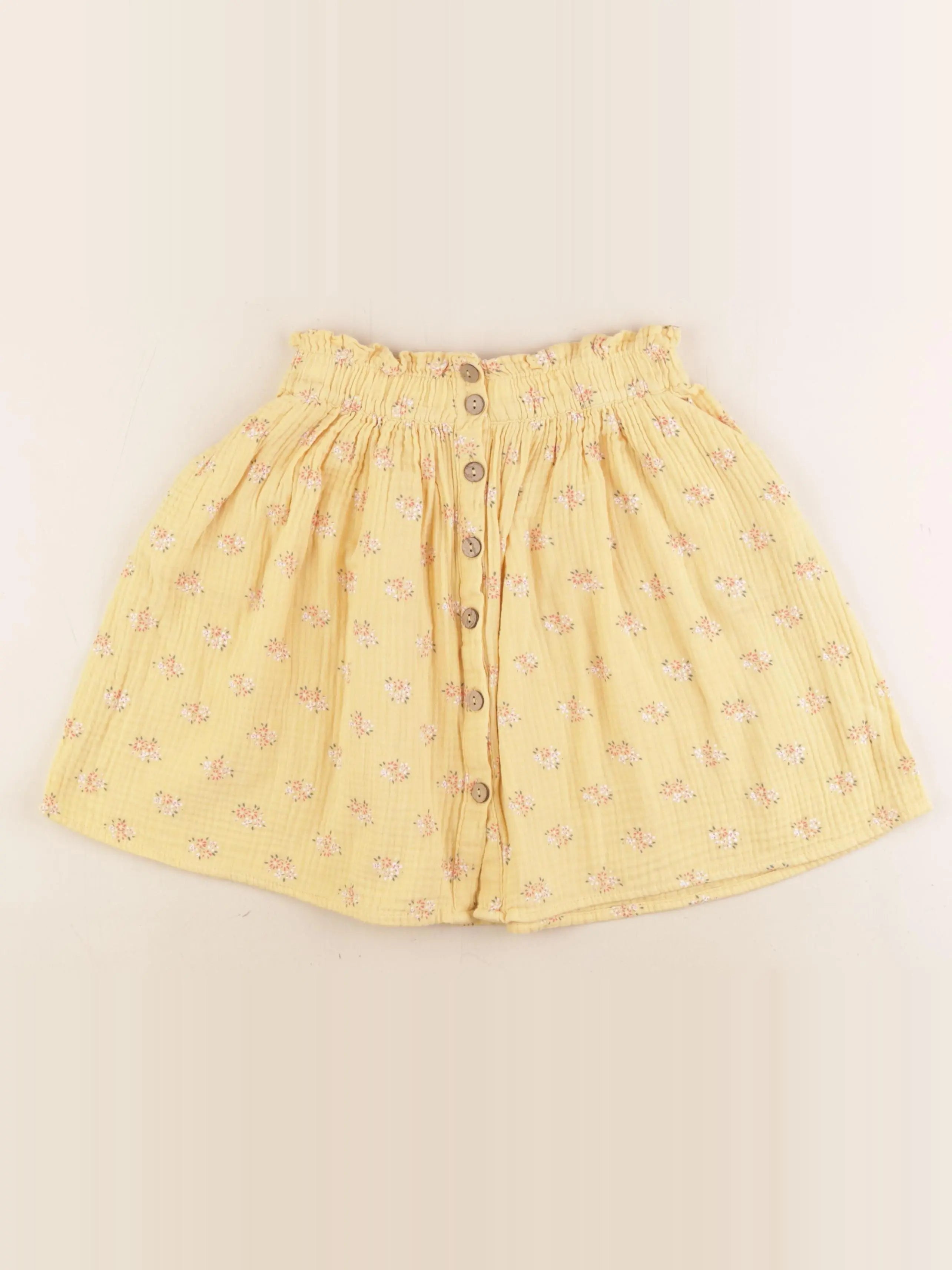 Vertbaudet - jupe jaune - 10 ans