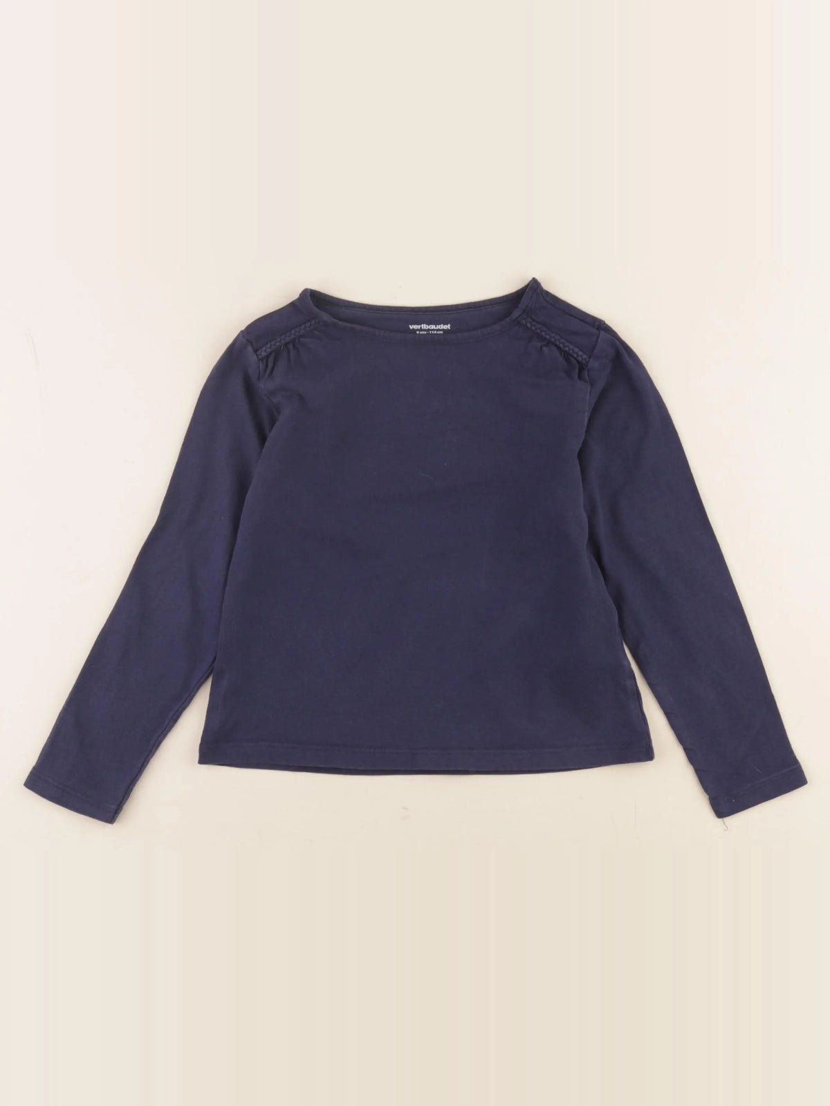 Vertbaudet - tee-shirt bleu - 6 ans
