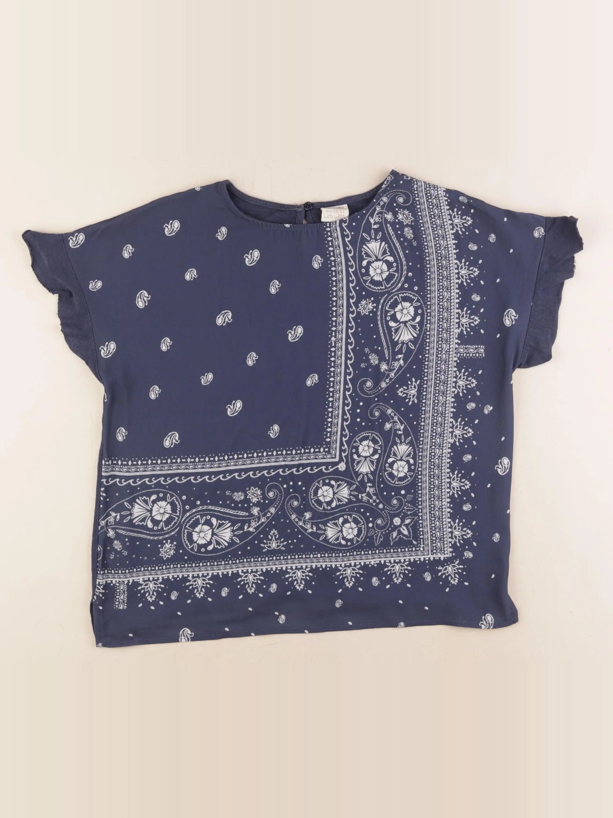 Zara - blouse bleu - 13/14 ans