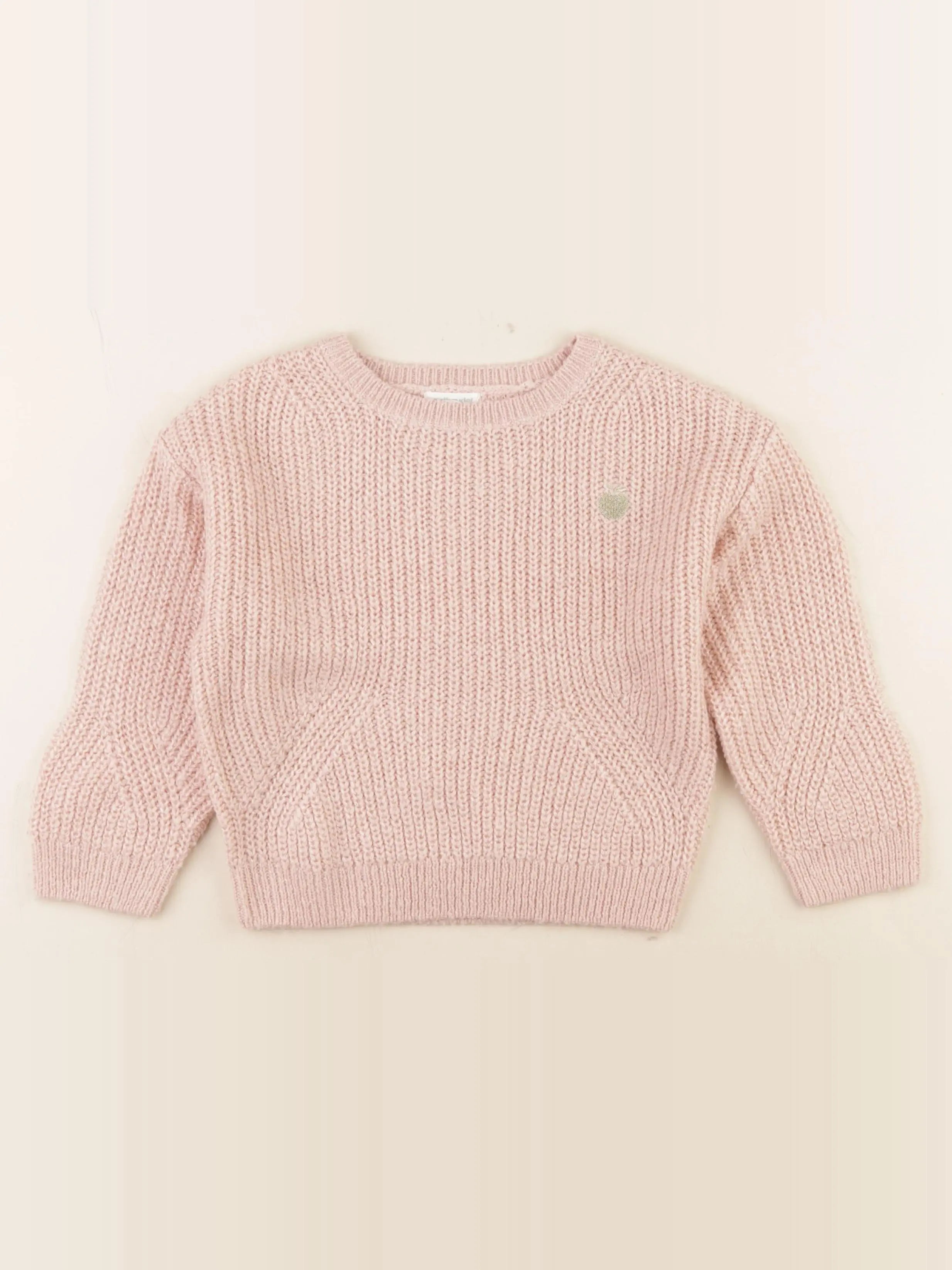 Vertbaudet - pull rose - 5 ans