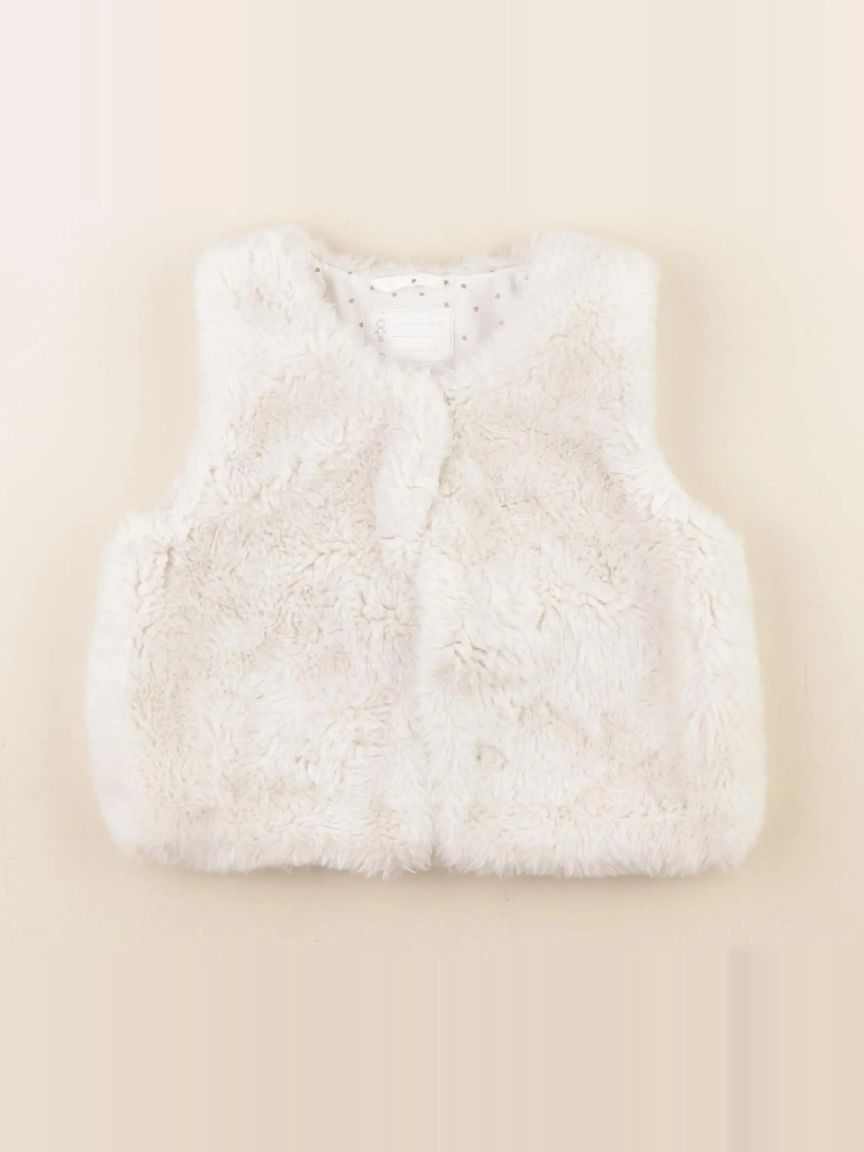 Vertbaudet - gilet blanc - 4 ans