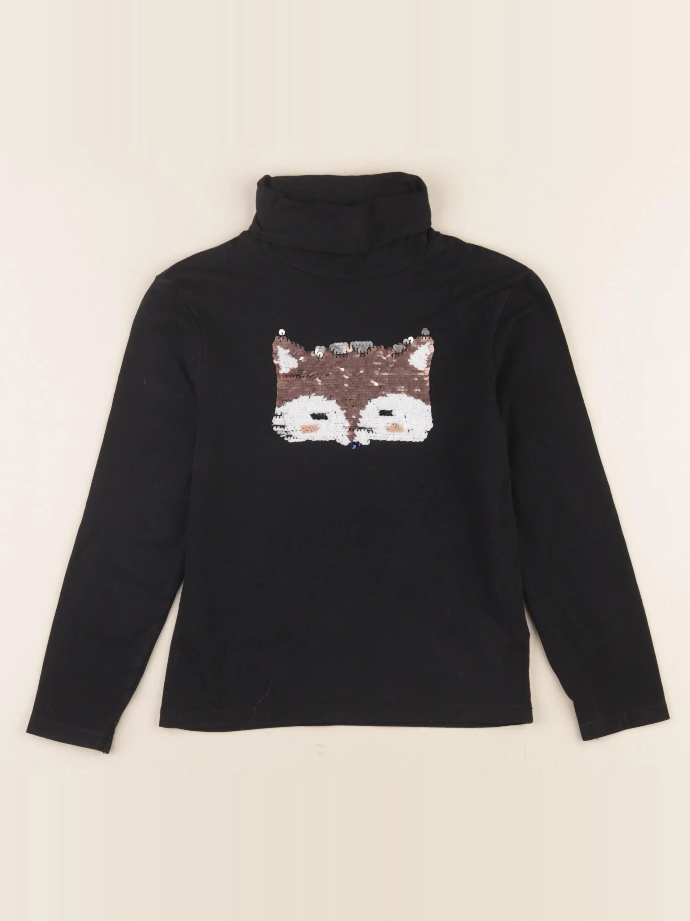 Vertbaudet - sous-pull noir - 6 ans