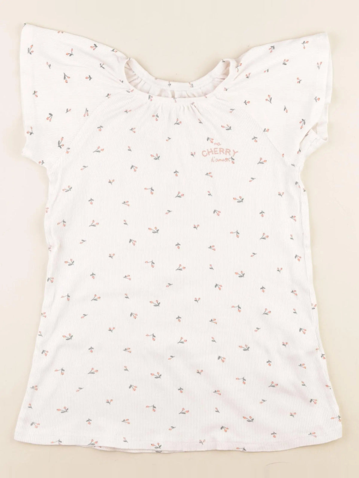 Vertbaudet - tee-shirt blanc - 6 ans
