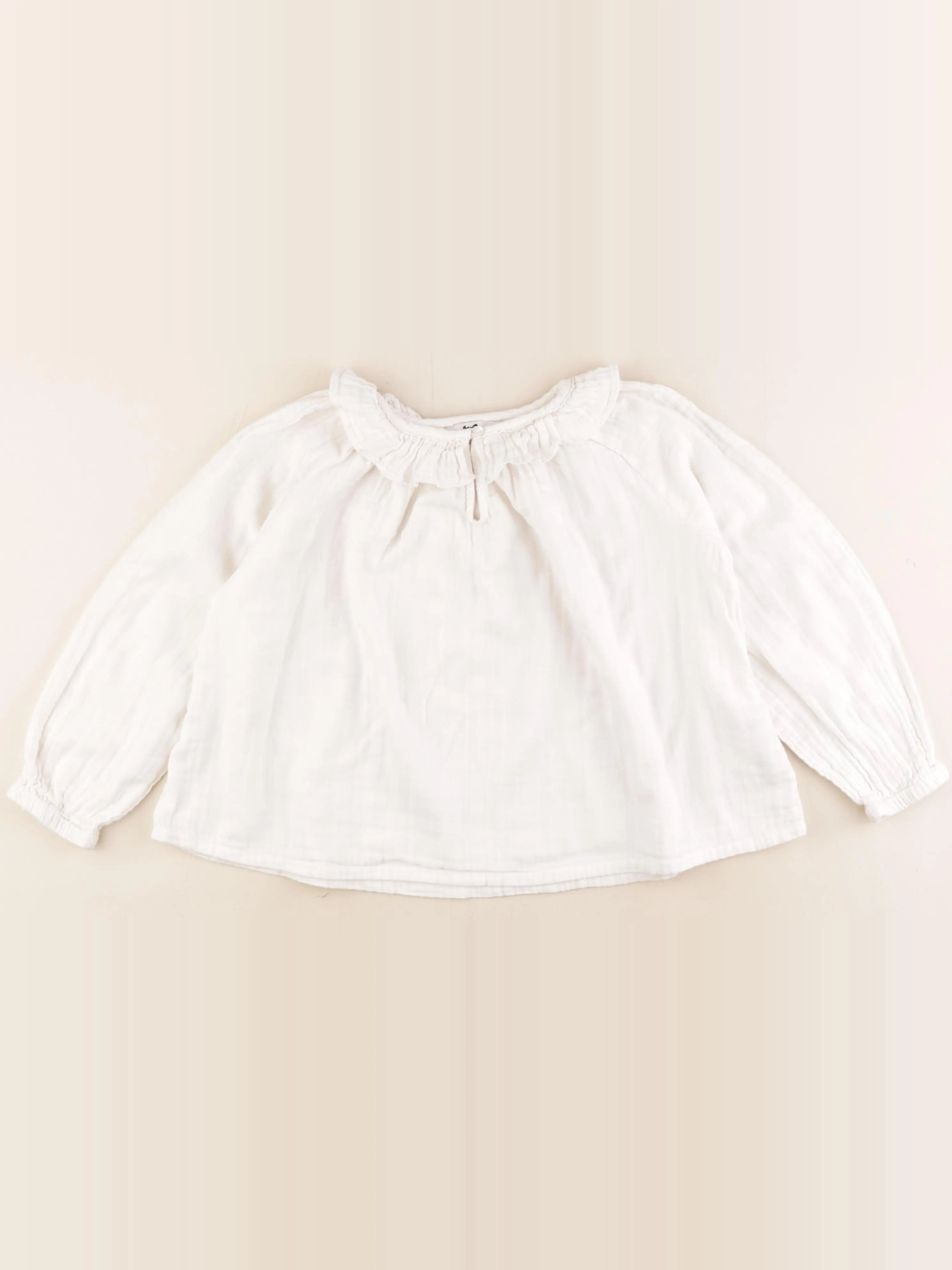 Cyrillus - blouse blanc - 6 ans