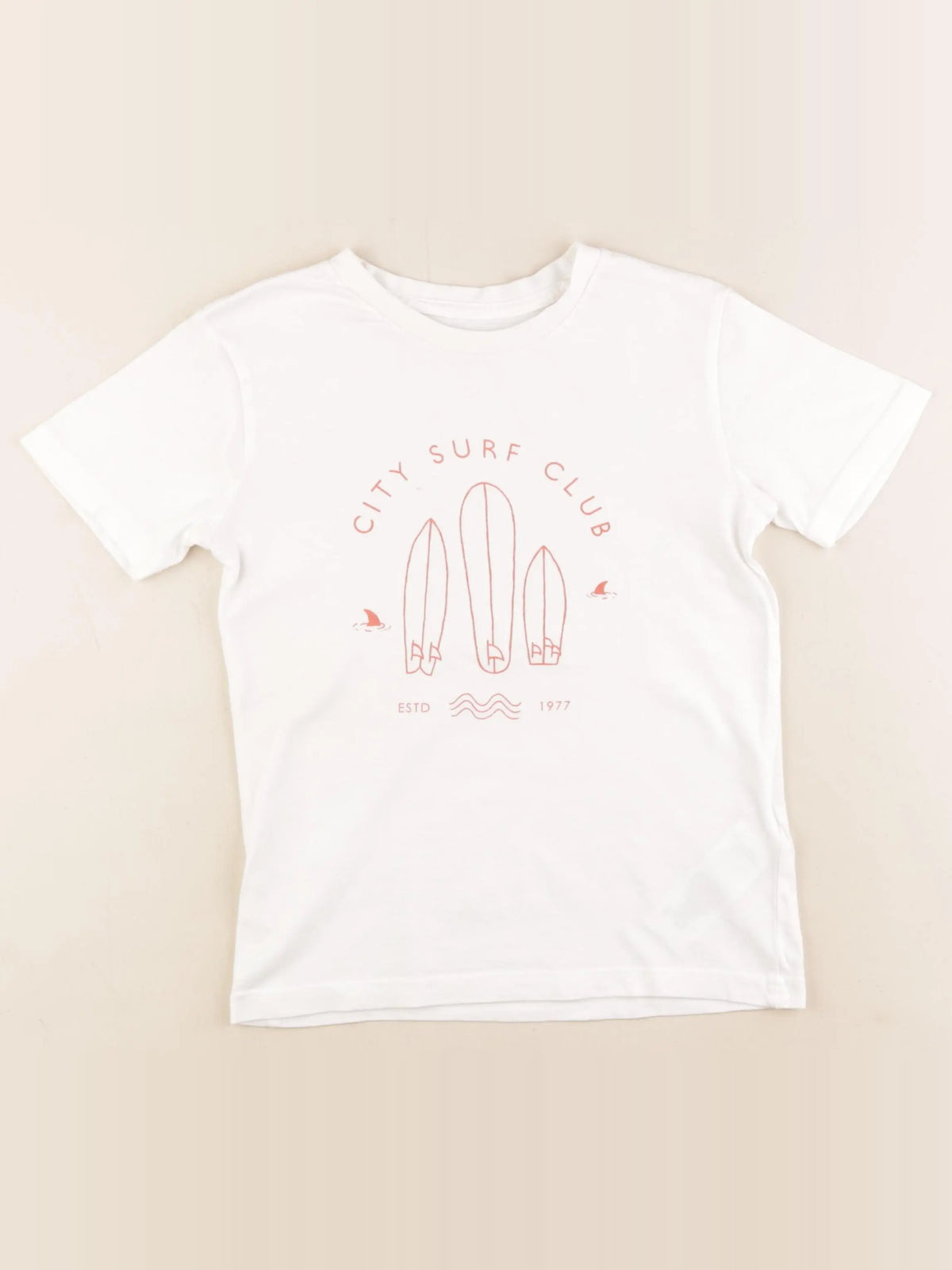 Cyrillus - tee-shirt blanc - 8 ans