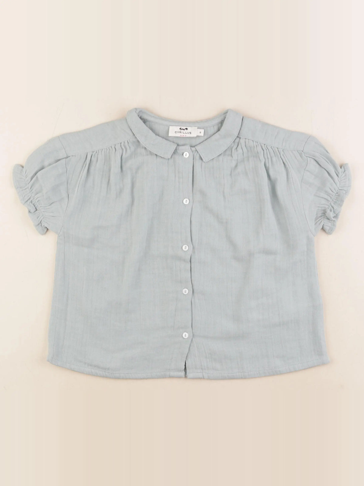 Cyrillus - blouse vert - 6 ans