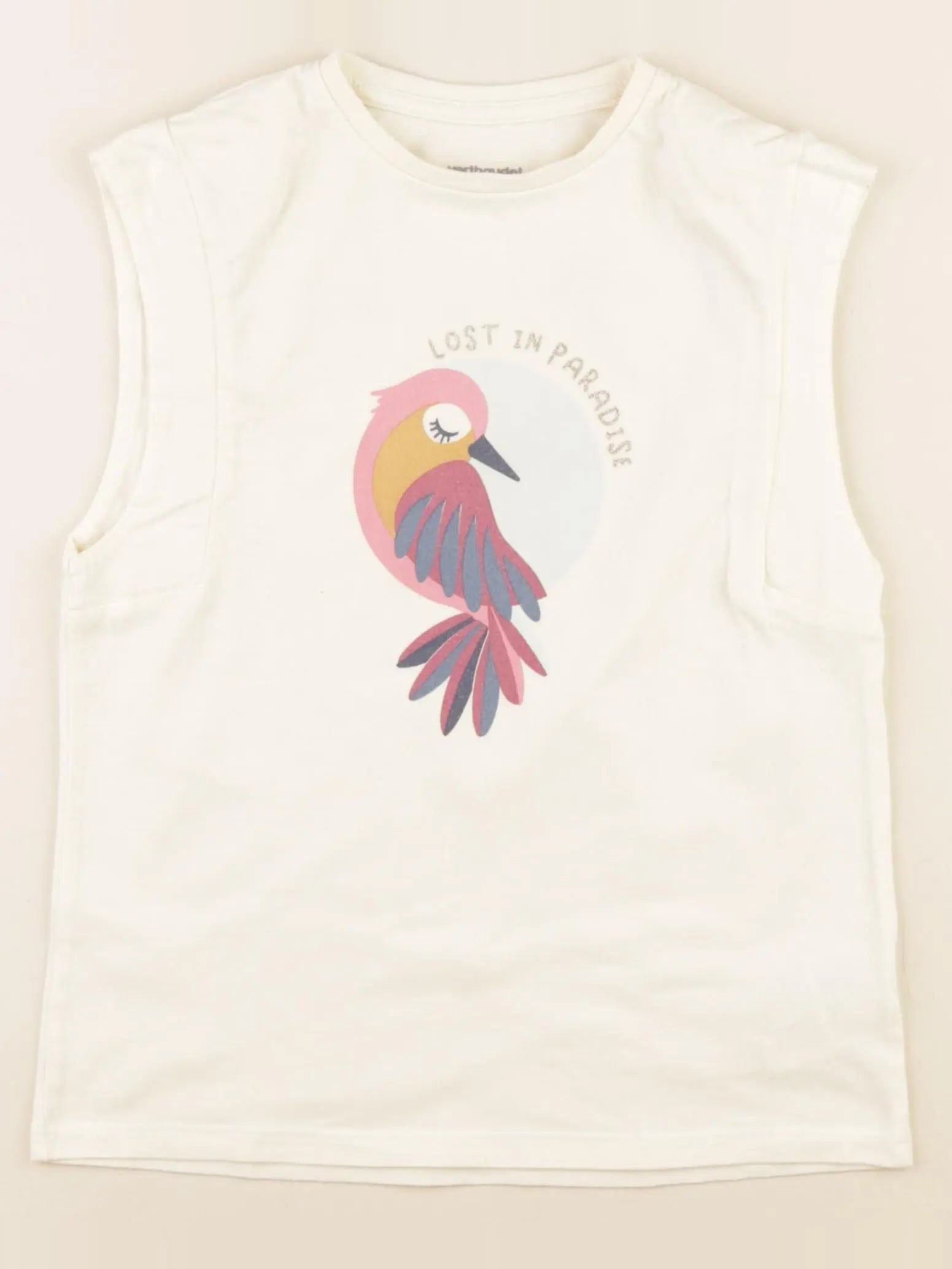 Vertbaudet - tee-shirt jaune - 6 ans