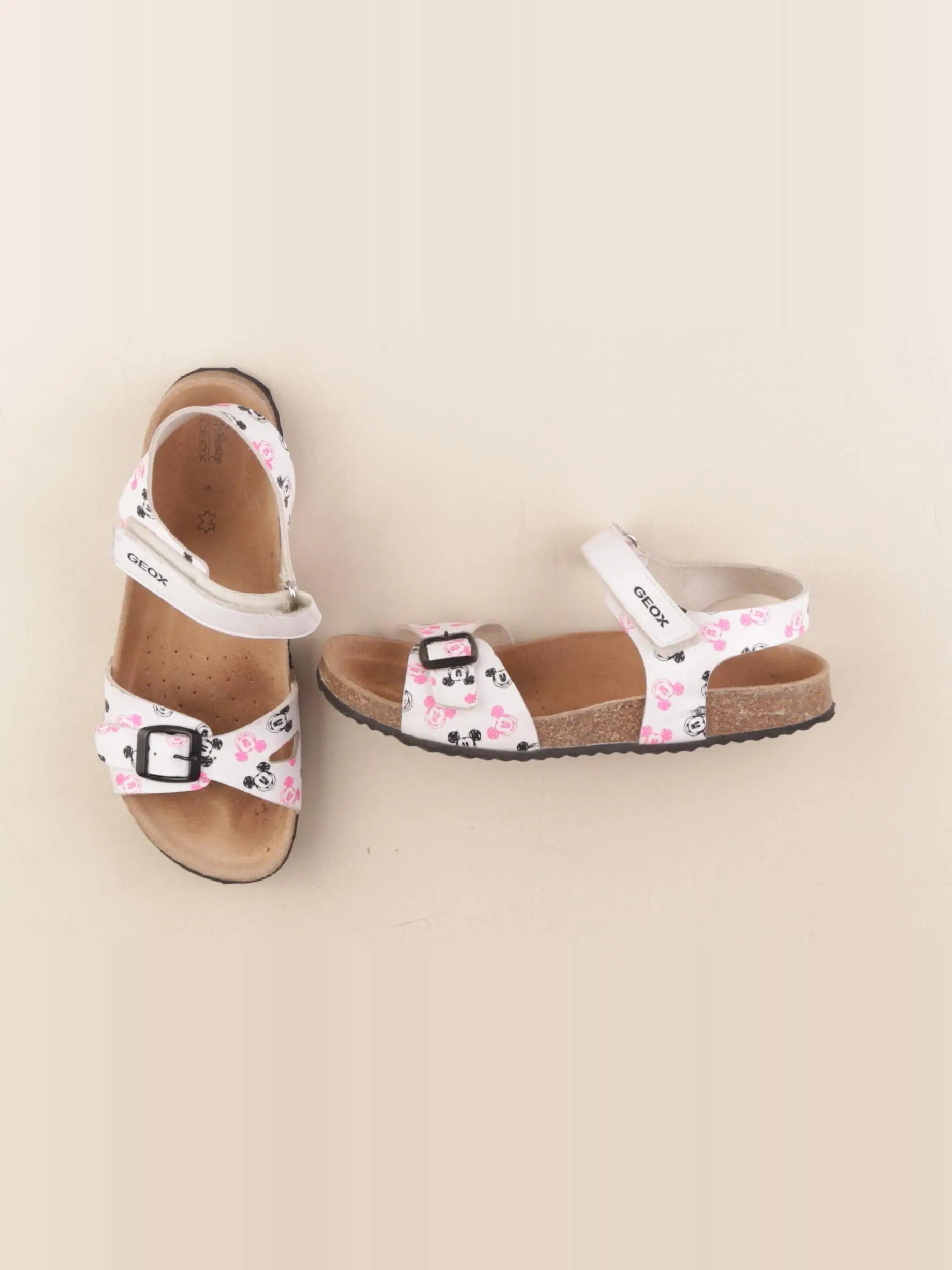 Geox - sandales blanc, rose - pointure 38