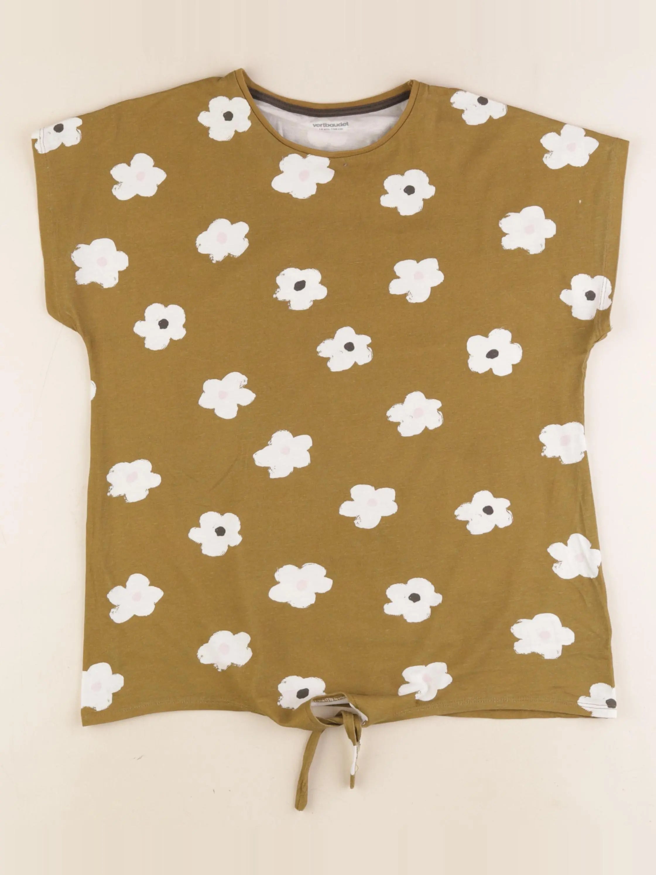 Vertbaudet - tee-shirt vert - 14 ans