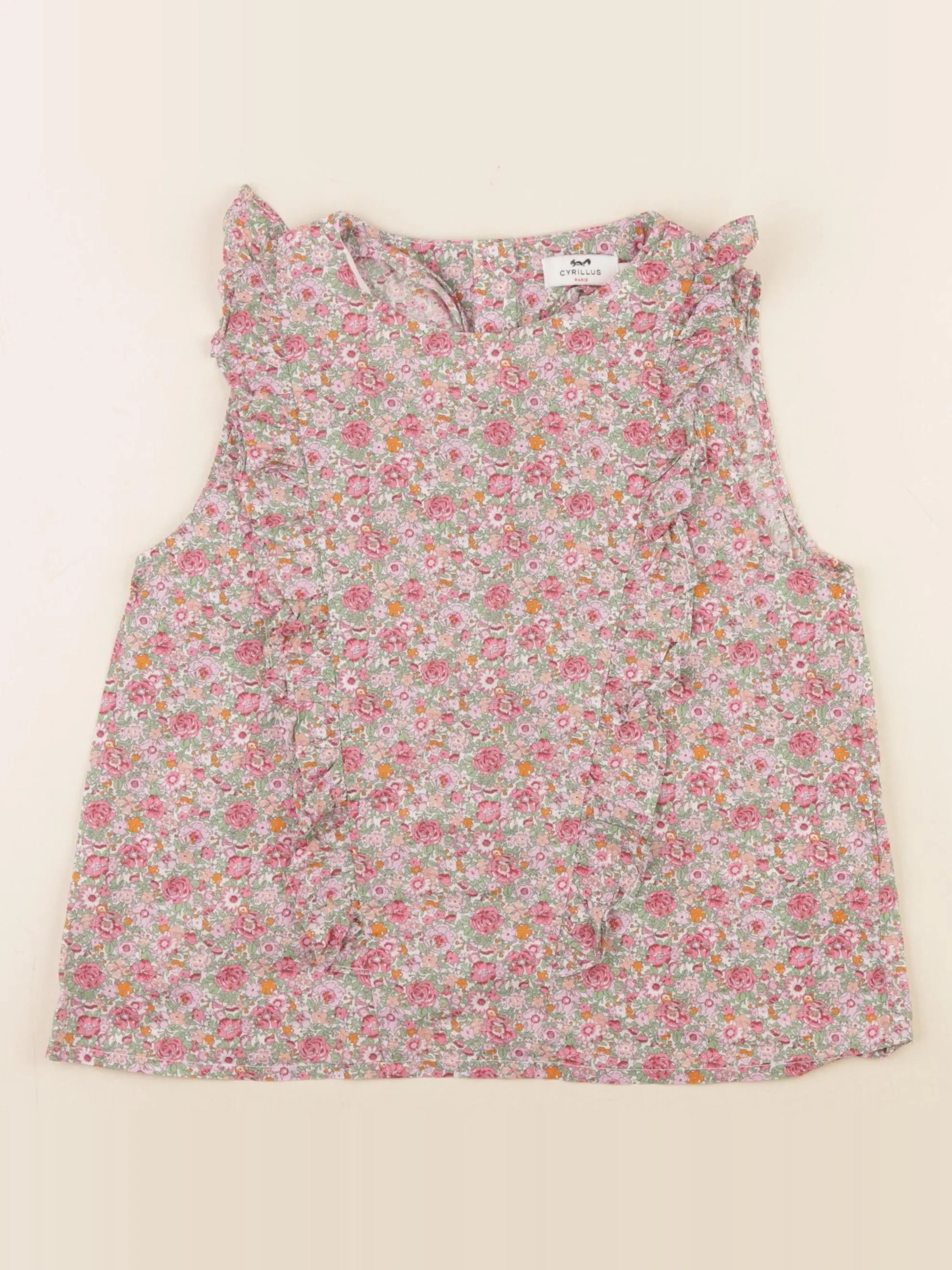 Cyrillus - blouse multicolore - 10 ans
