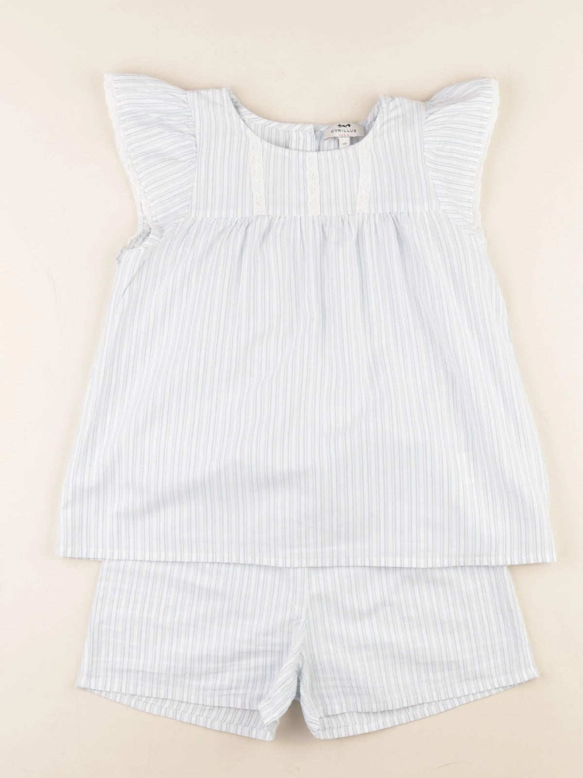 Cyrillus - pyjama coton bleu - 10 ans