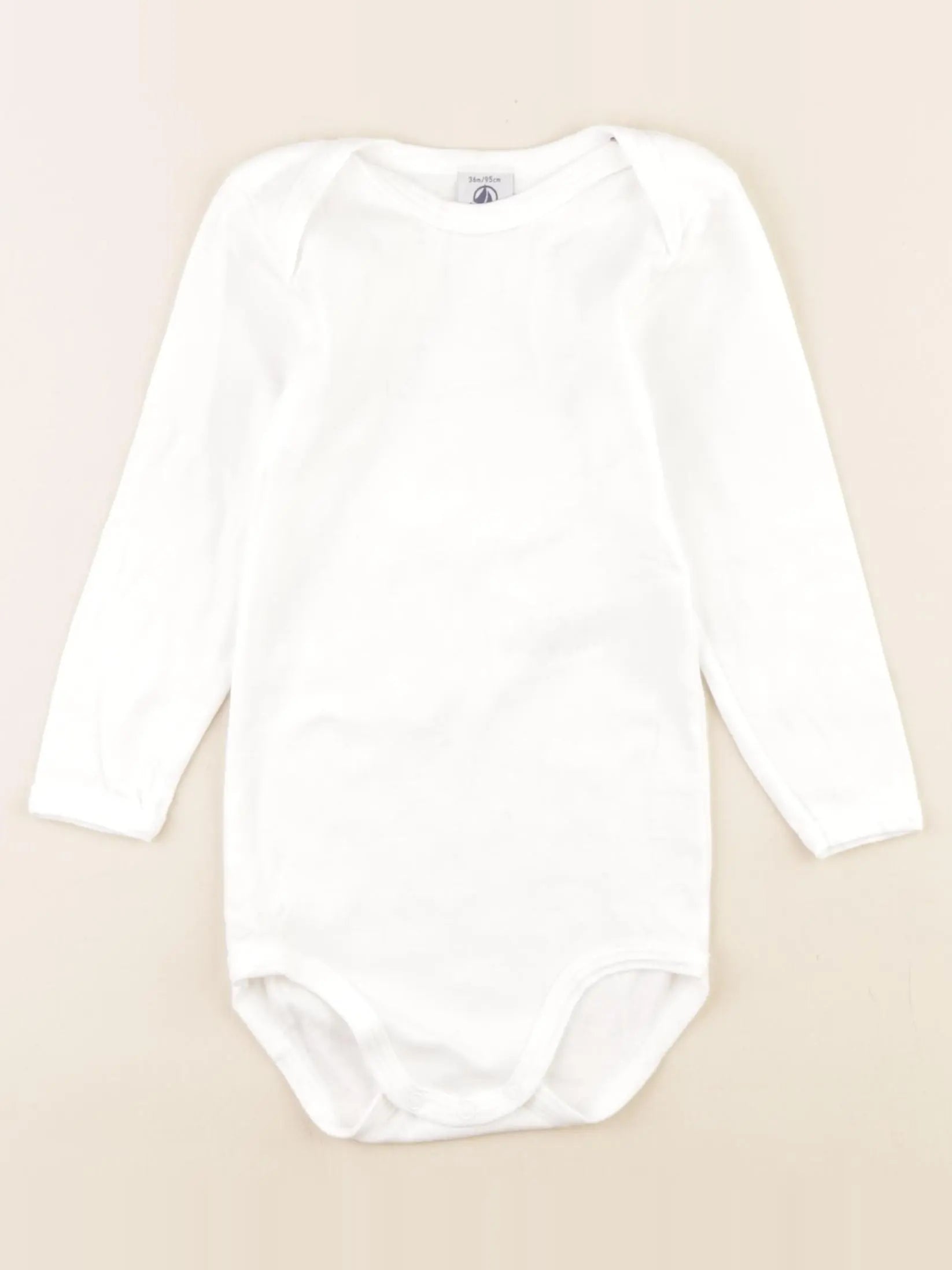 Petit Bateau - body blanc - 36 mois