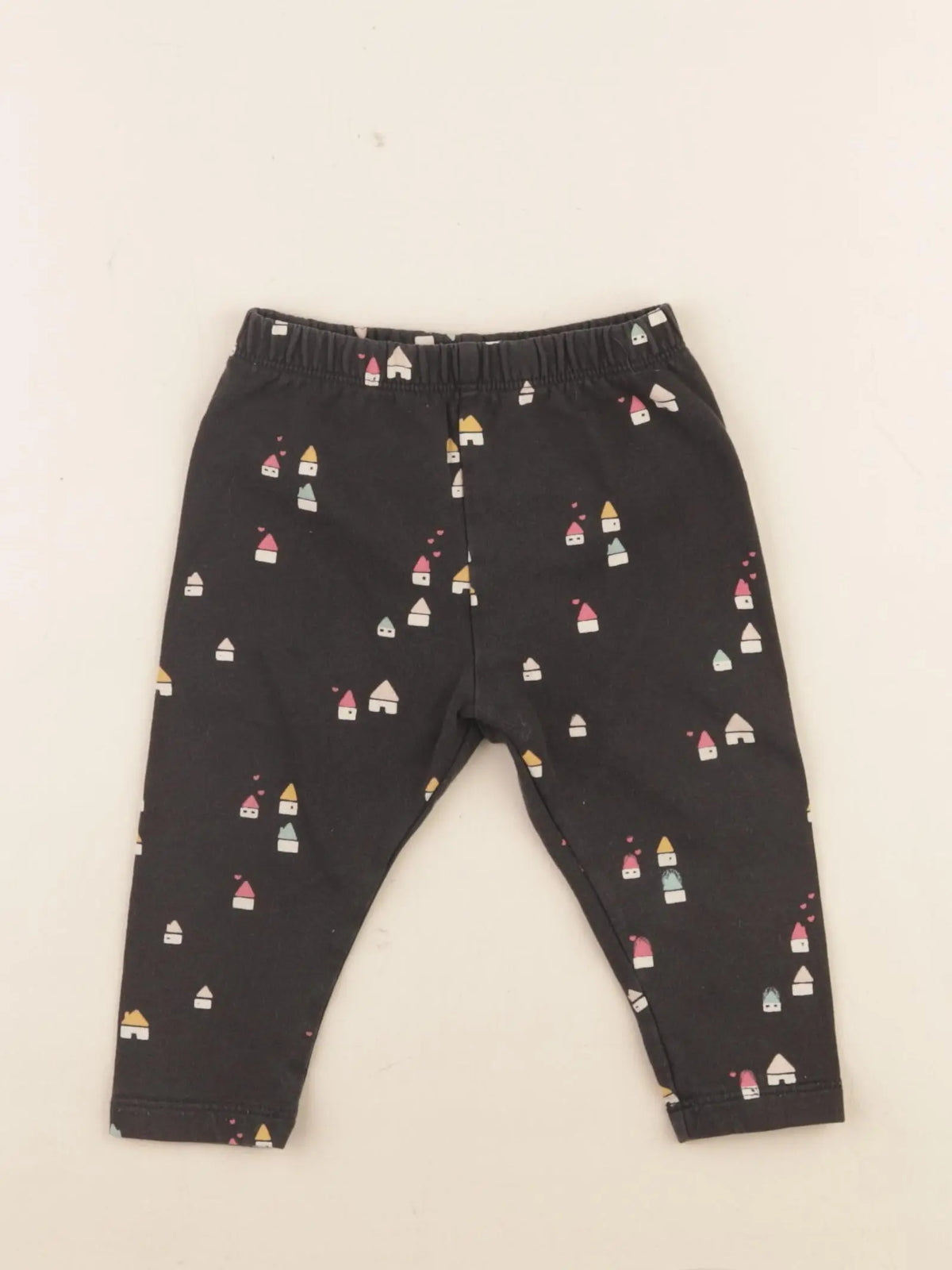 Zara - legging noir - 6/9 mois