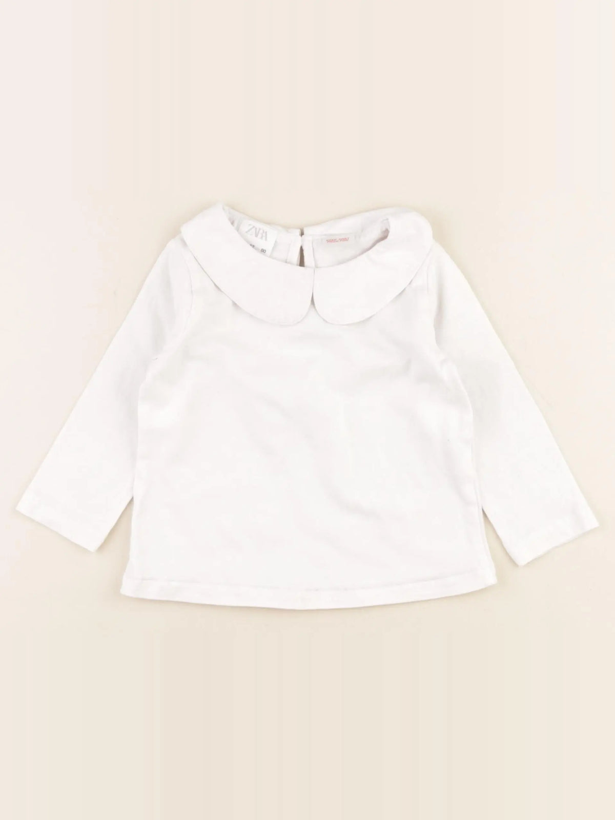 Zara - tee-shirt blanc - 9/12 mois