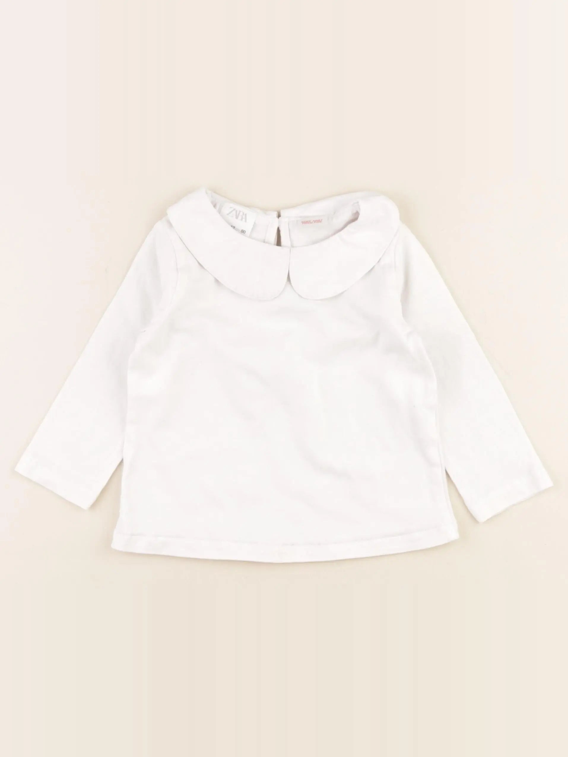 Zara - tee-shirt blanc - 9/12 mois