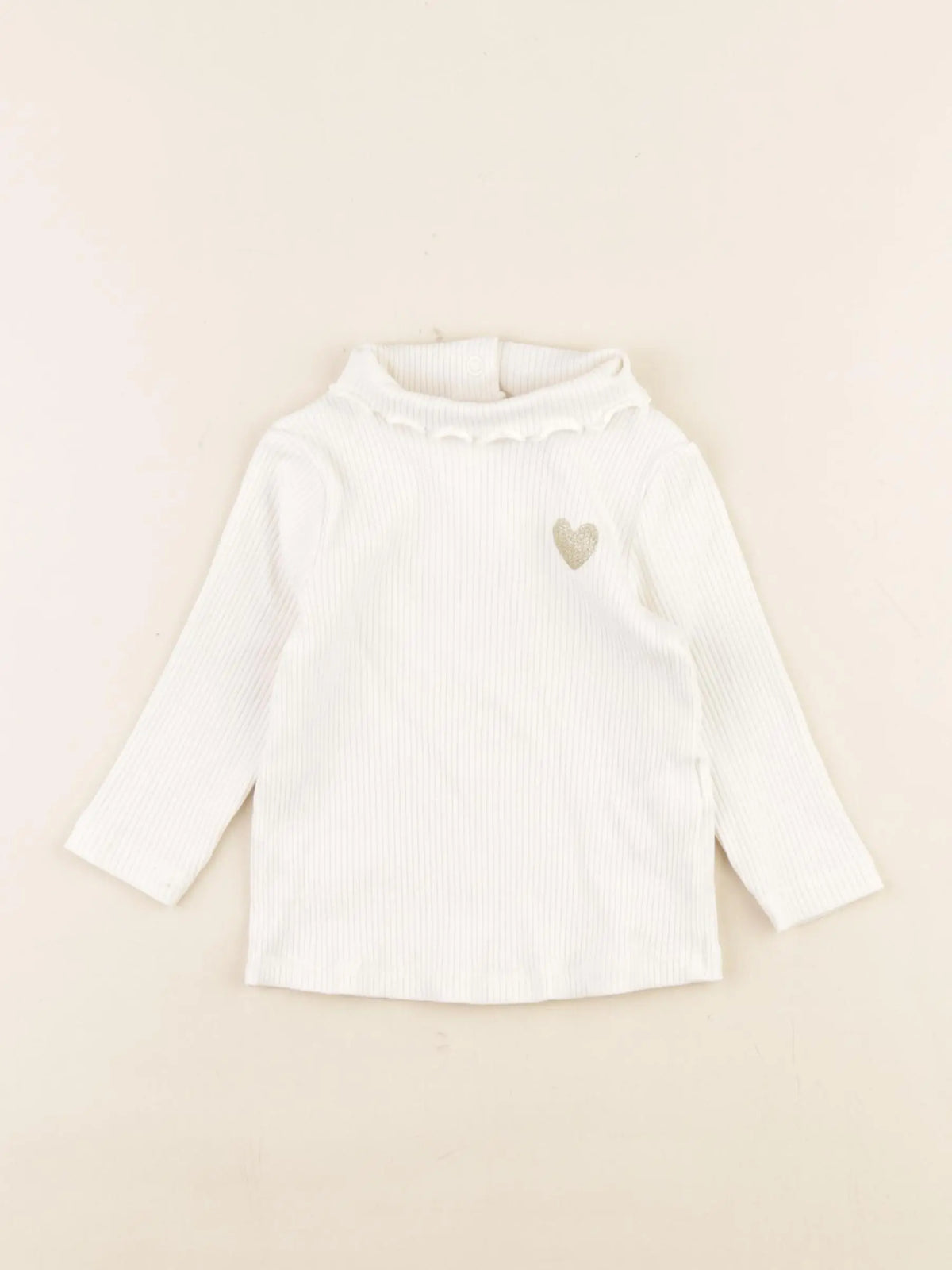 Tape à l'oeil - sous-pull beige - 9 mois