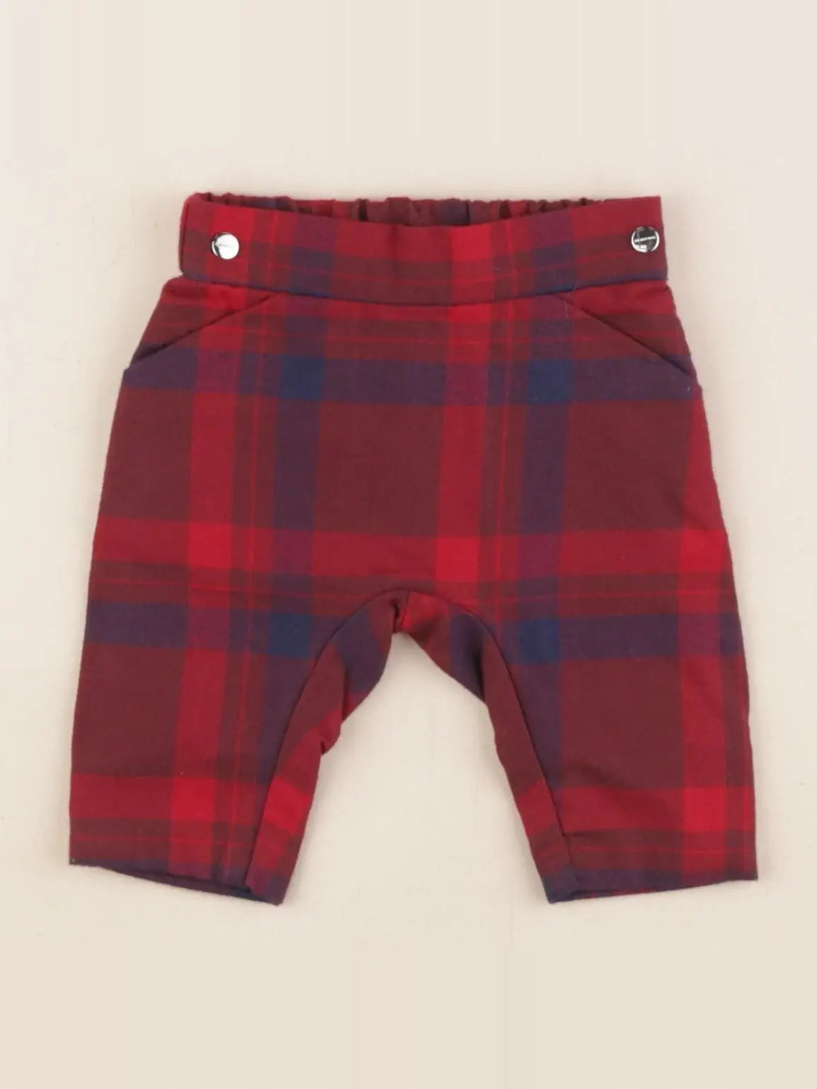 Jacadi - sarouel bleu, rouge - 1 mois