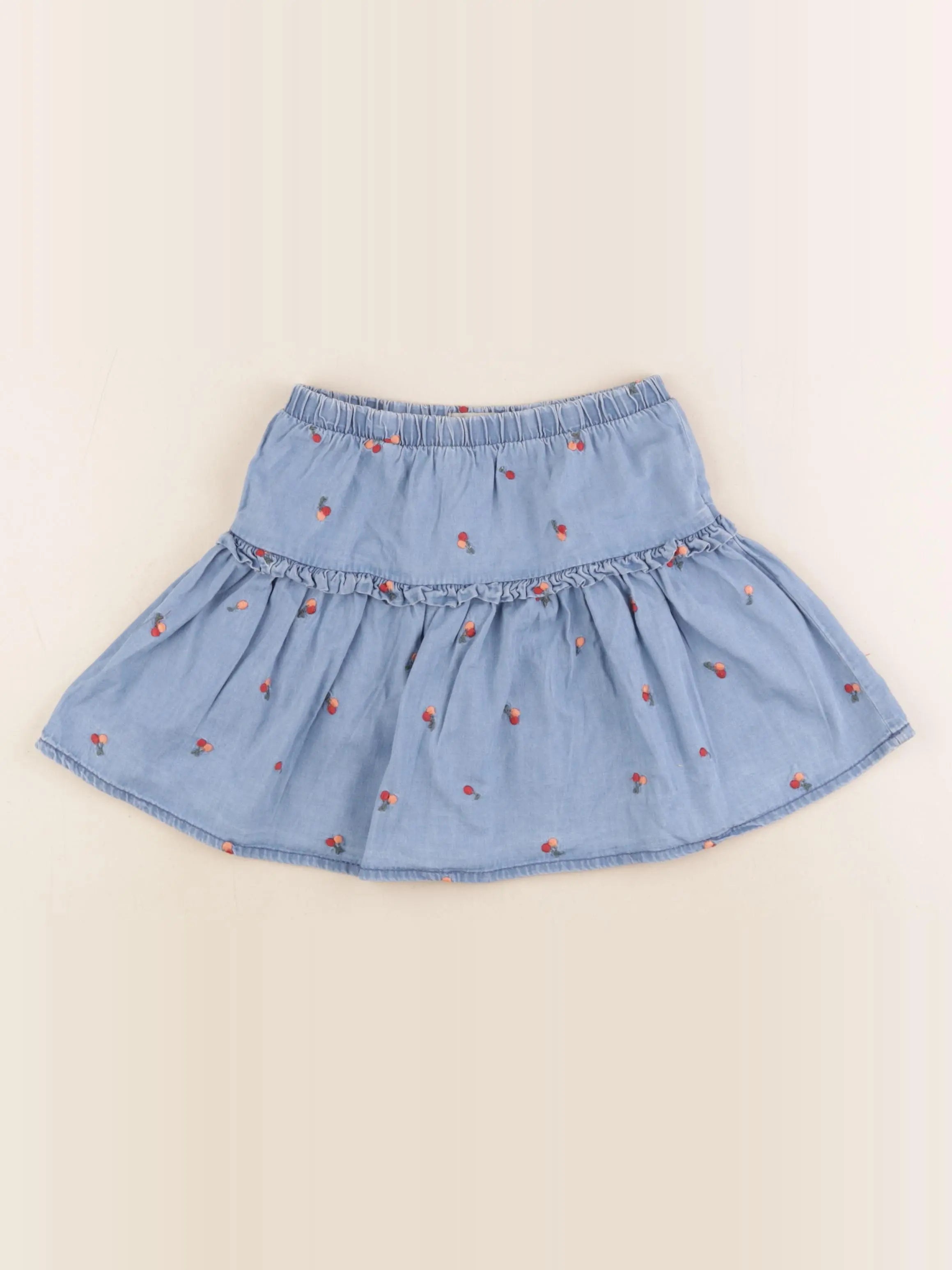 Vertbaudet - jupe bleu - 5 ans