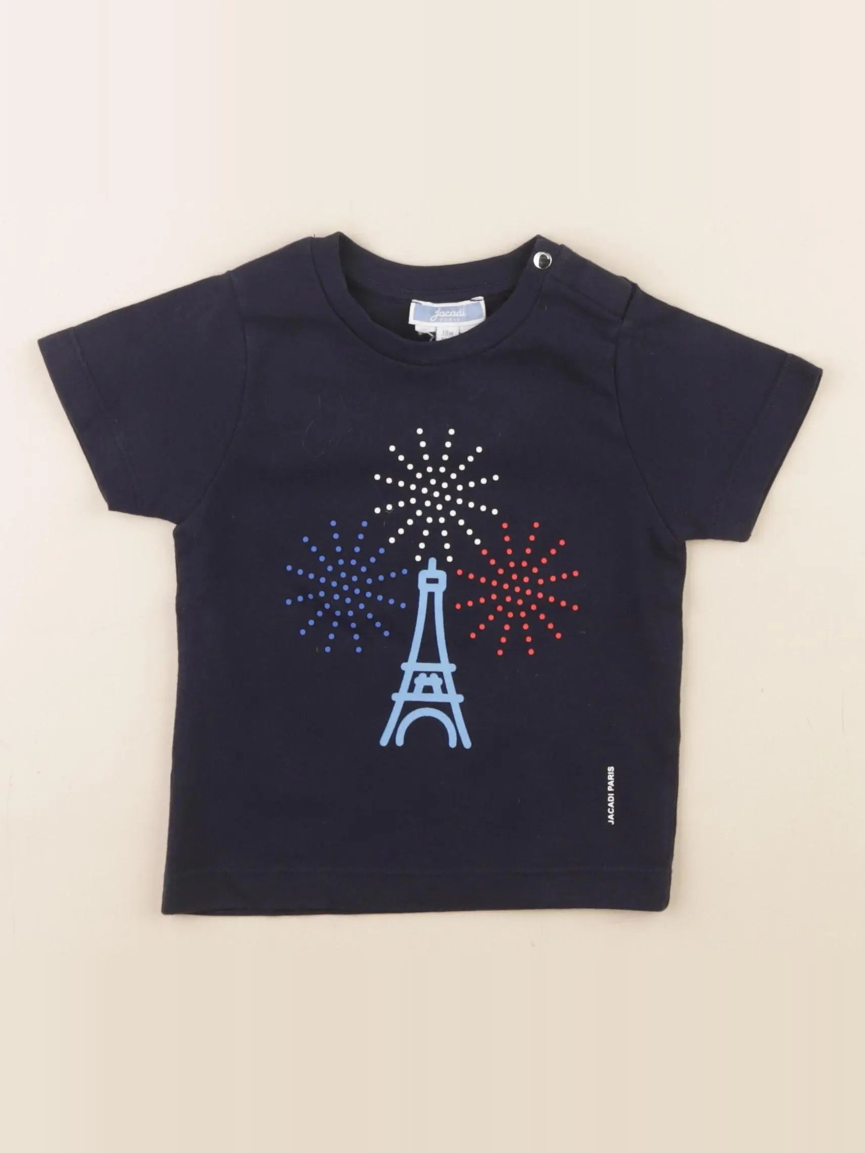 Jacadi - tee-shirt bleu - 18 mois