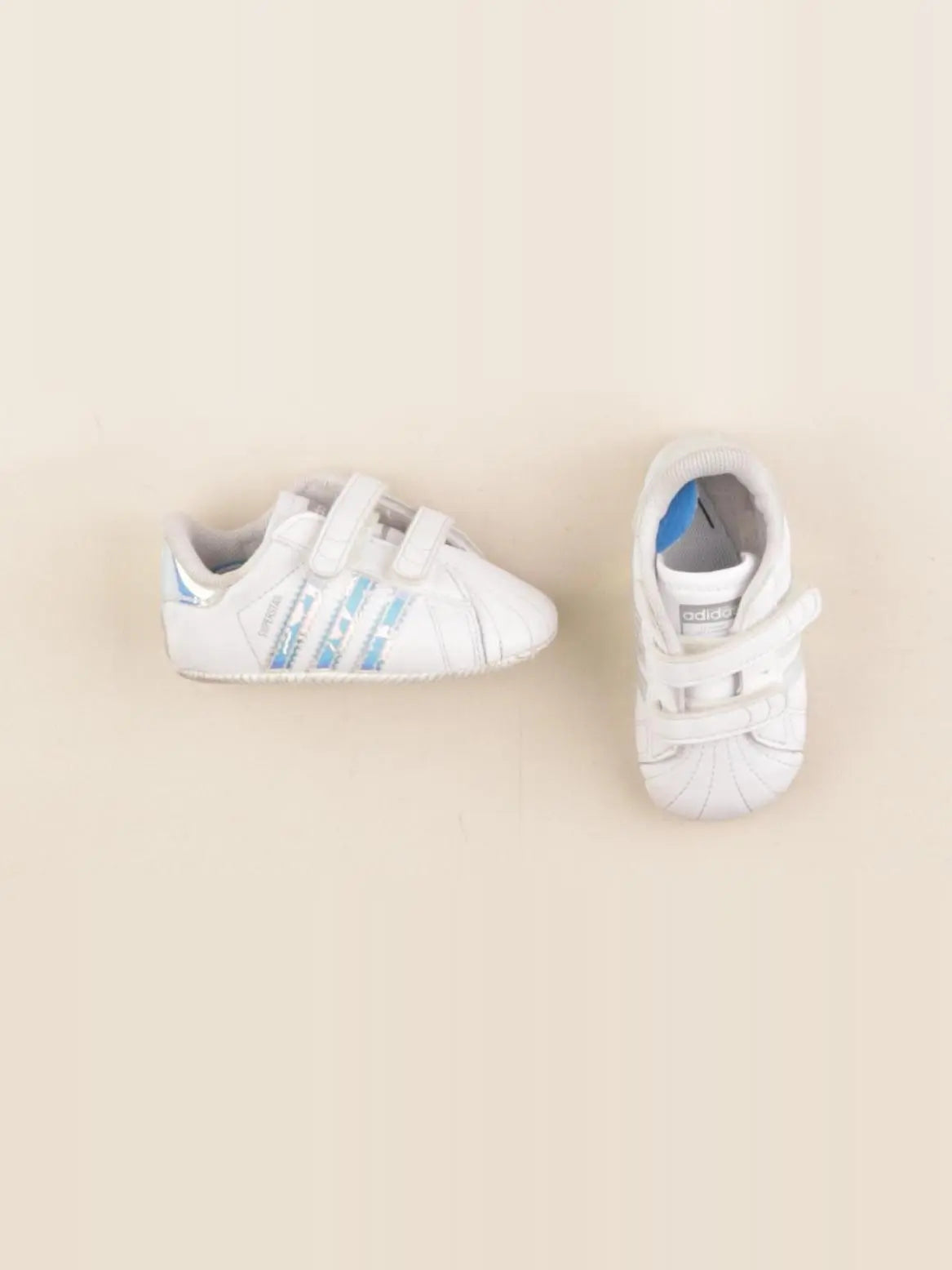 Adidas - chaussons blanc - pointure 18