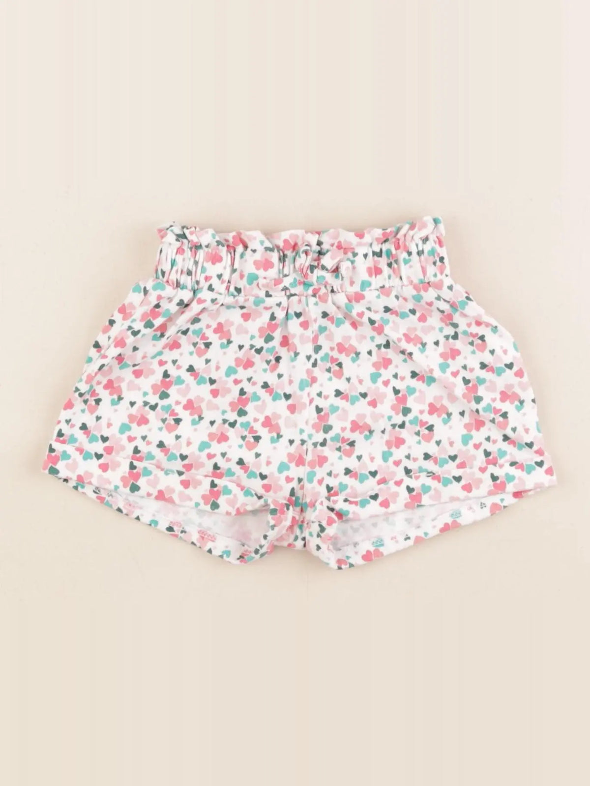 Tape à l'oeil - short rose, vert - 12 mois