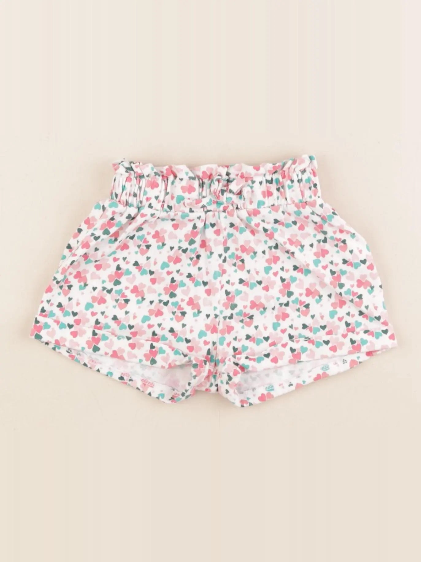Tape à l'oeil - short rose, vert - 12 mois