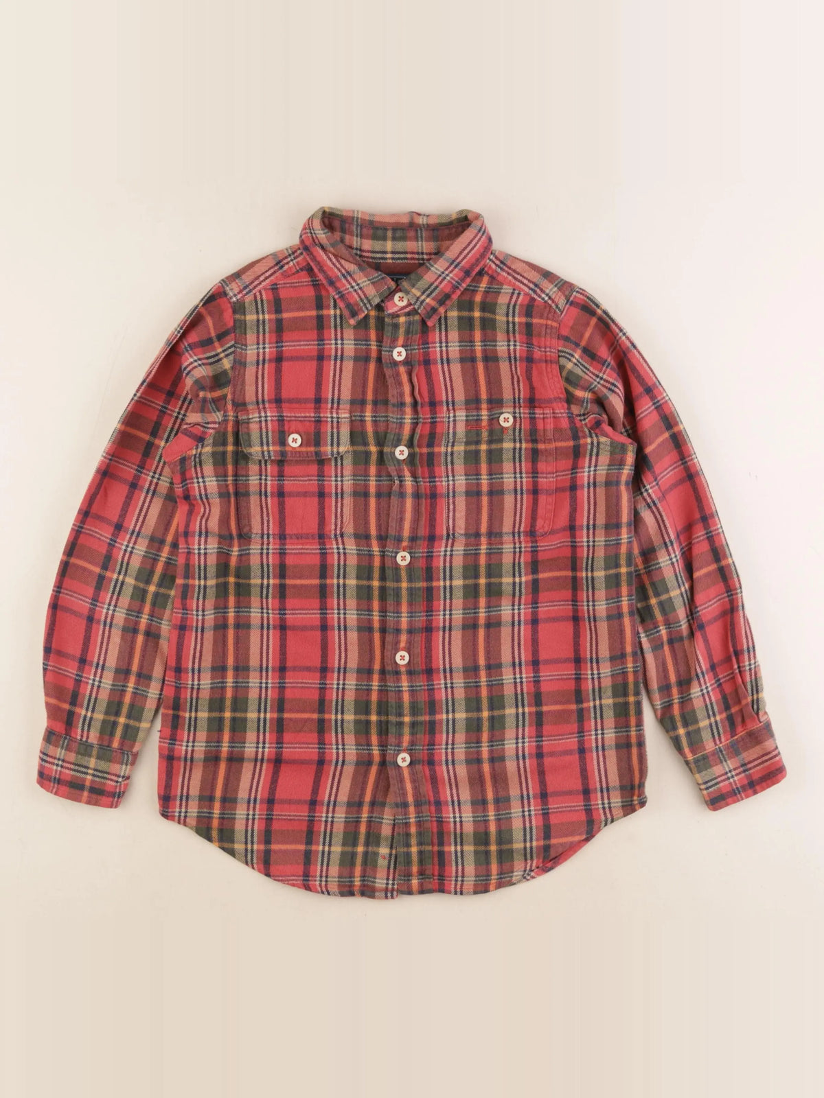 Ralph Lauren - chemise rouge - 7 ans