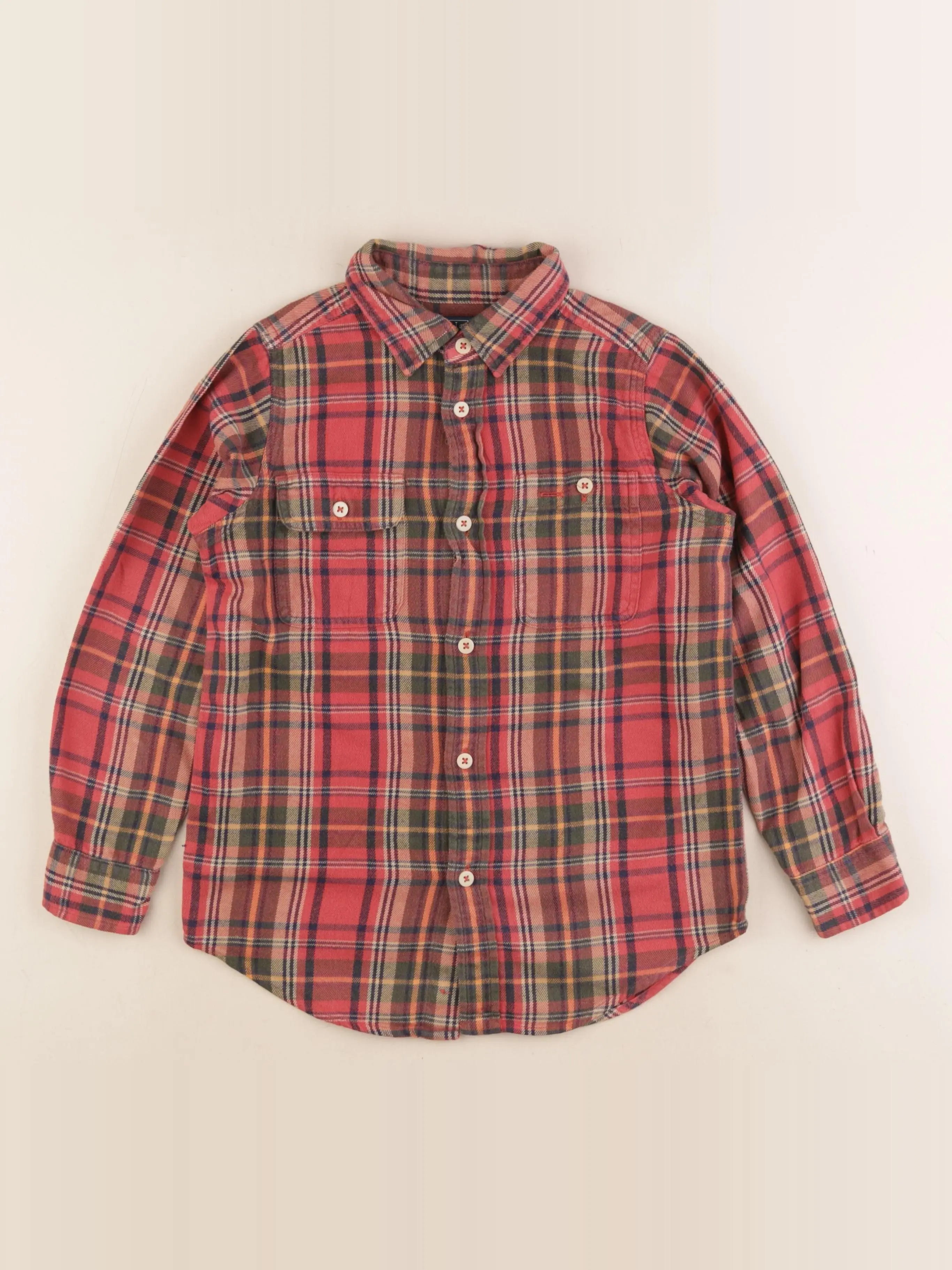 Ralph Lauren - chemise rouge - 7 ans