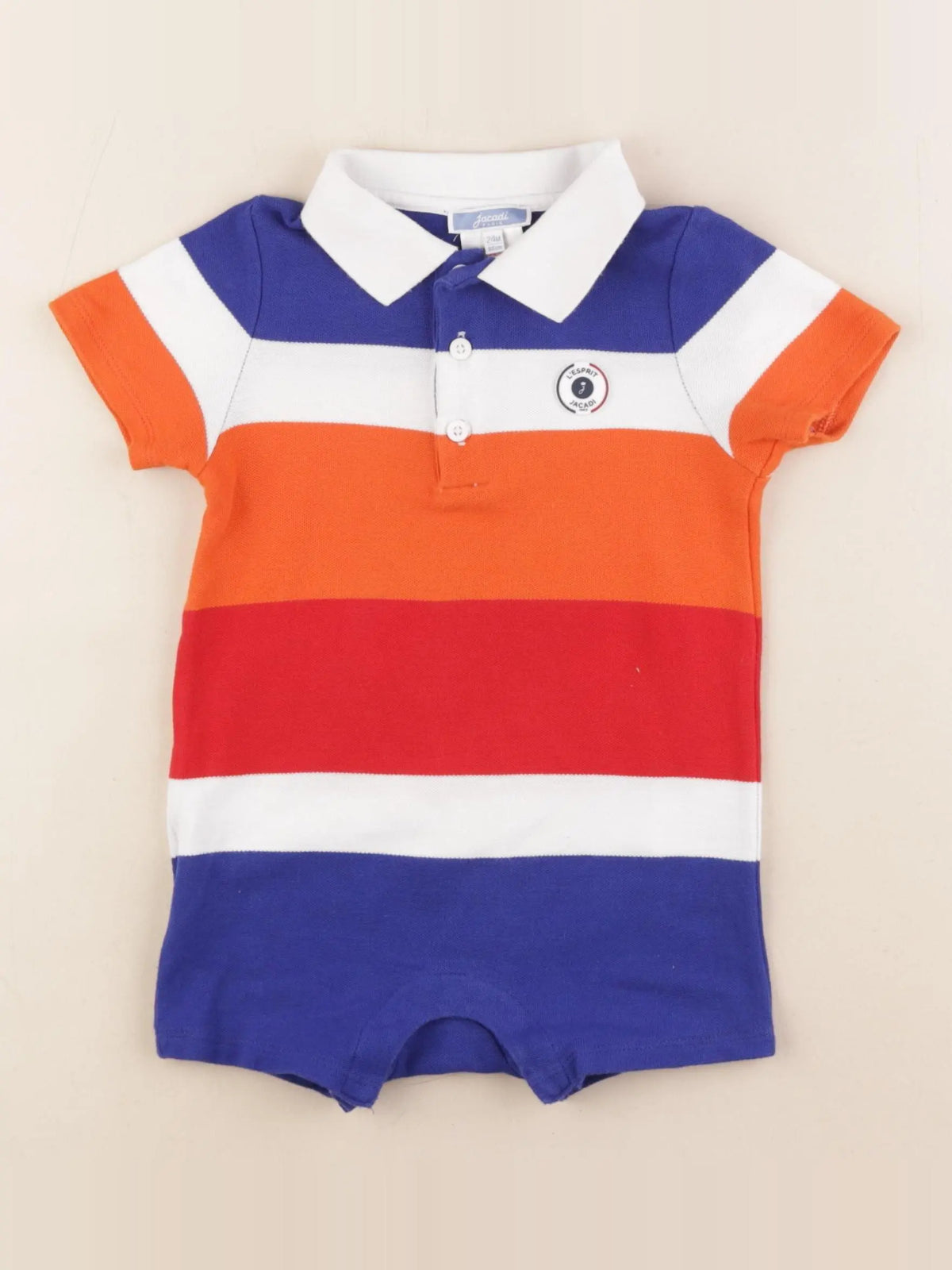 Jacadi - combinaison bleu, orange - 24 mois