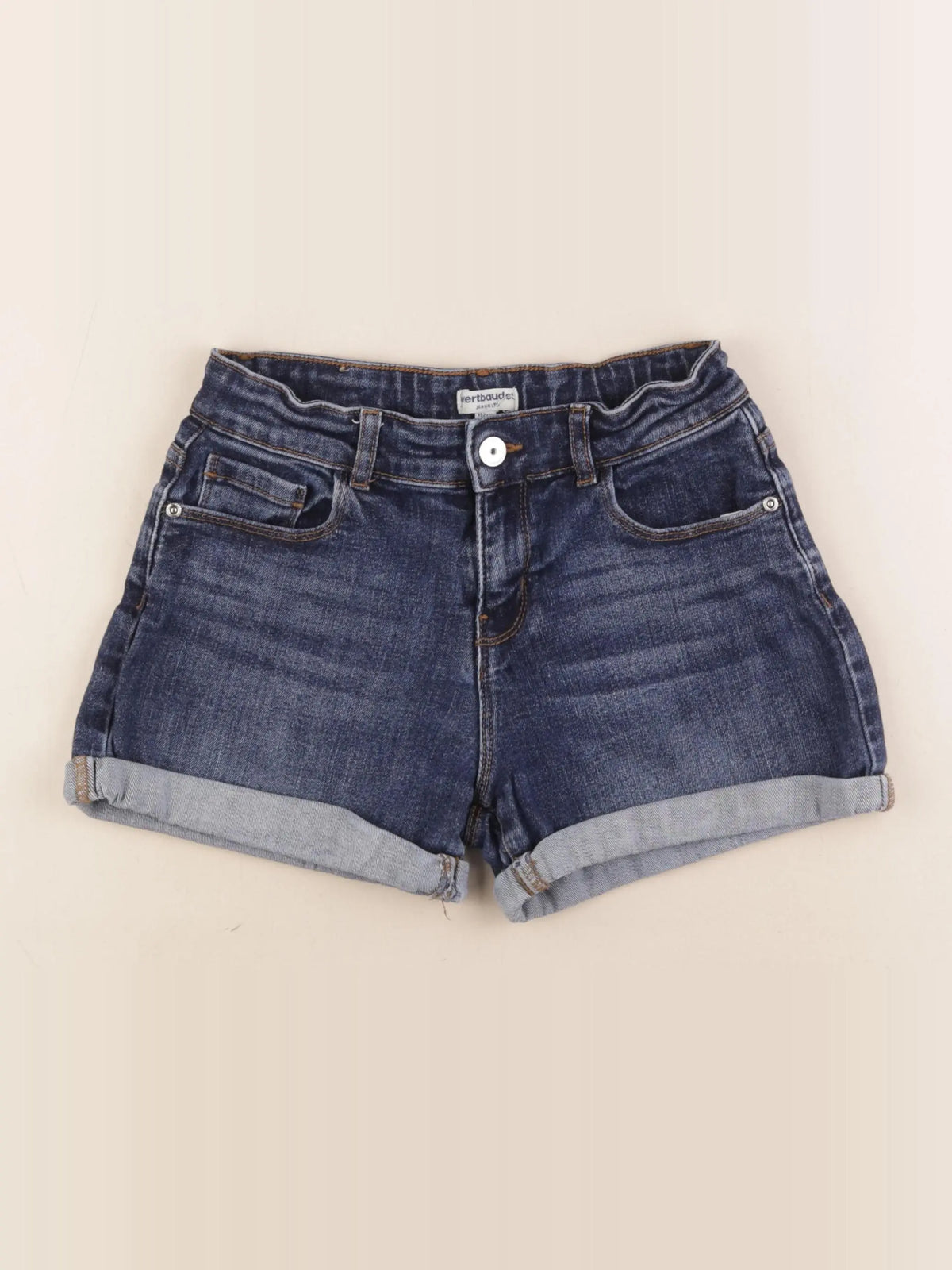 Vertbaudet - short bleu - 12 ans